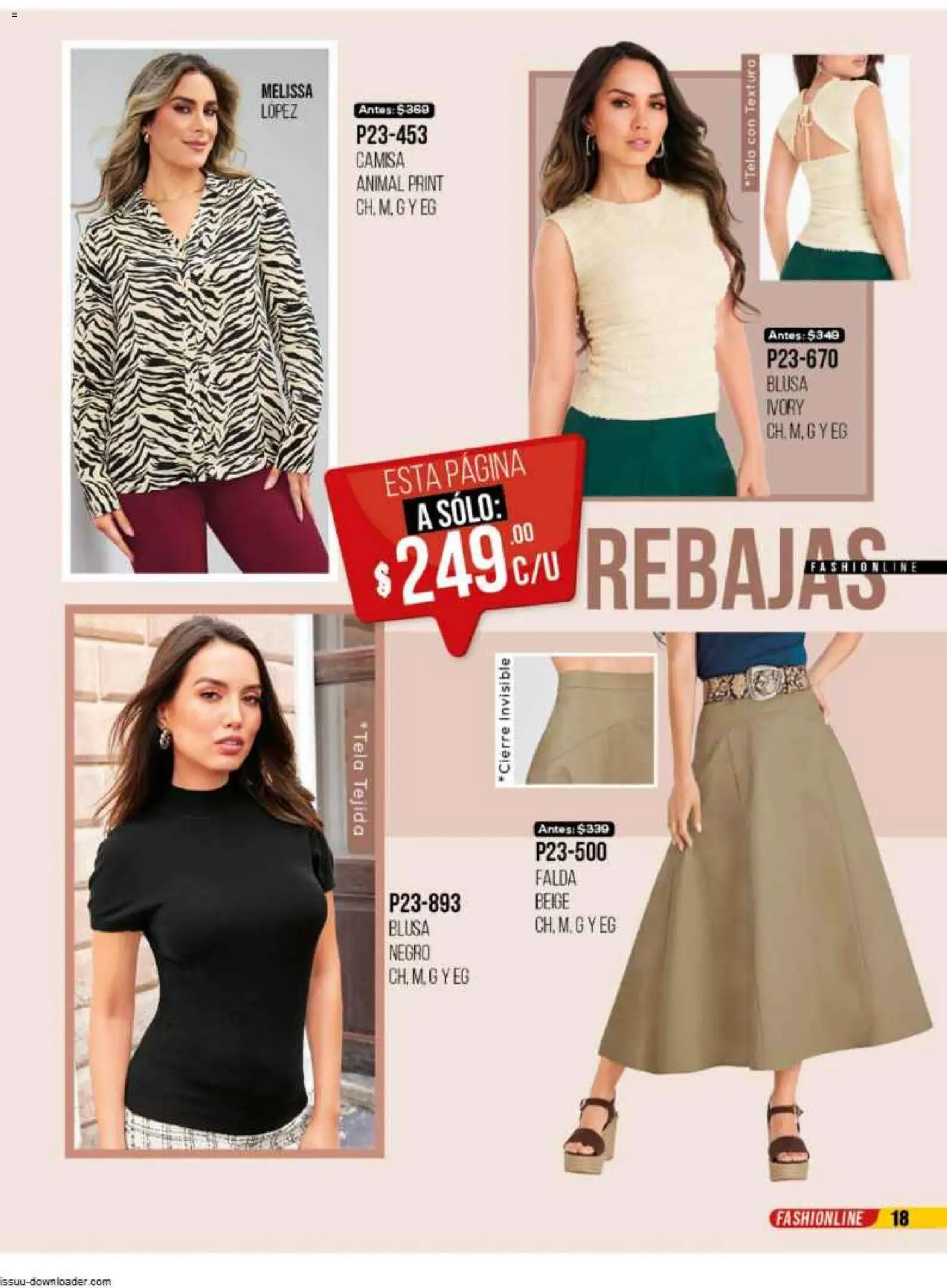 Nuevas ofertas de Cklass válidas en toda la República Mexicana desde el 31.10.2025. ¡Encuentra las mejores ofertas en Cklass catálogo Super Rebajas Ropa! | Página: 21 | Productos: Blusa, Camisa, Falda