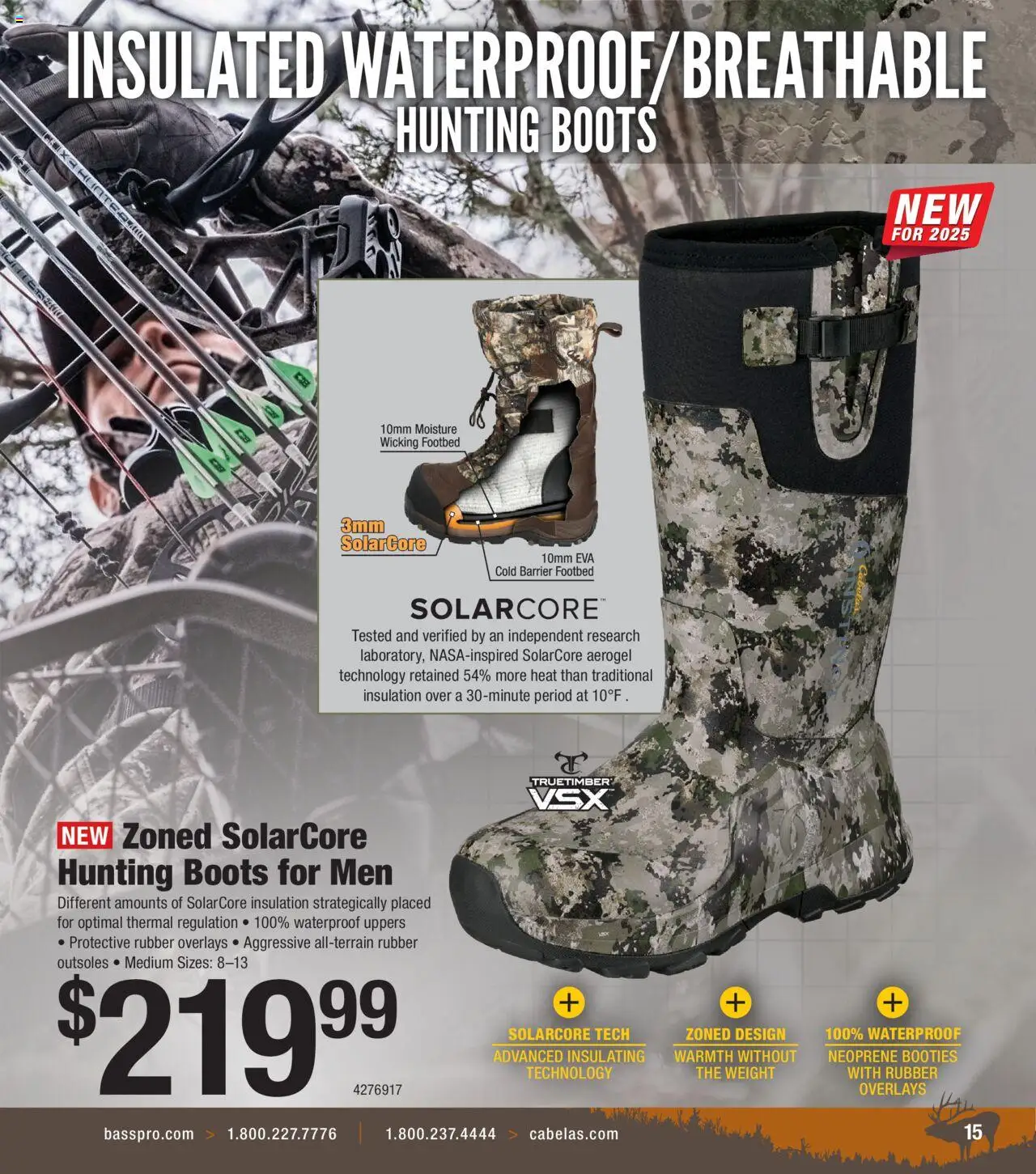 Cabela's Archery 25 - valid from 15.07.2025 | Page: 15 | Products: Hunting Boots, Boots, Weight