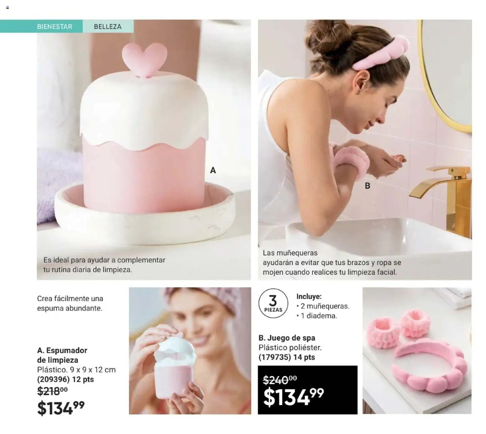 Nuevas ofertas de AVON válidas en toda la República Mexicana desde el 24.04.2026. ¡Encuentra las mejores ofertas en AVON Casa & Estilo 7 2026! | Página: 76 | Productos: Espuma, Juego, Ropa