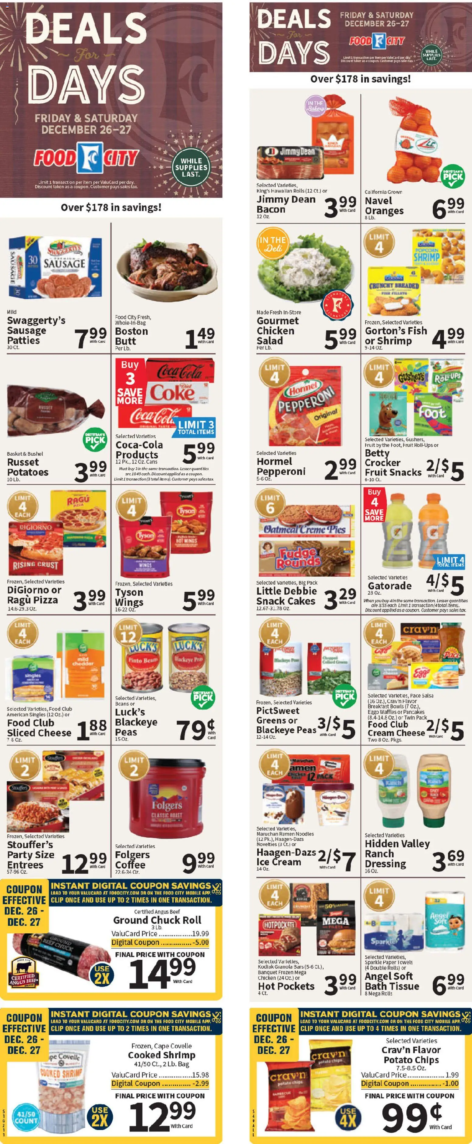 Food City Weekly Ad - valid from 26.12.2025 | Page: 1
