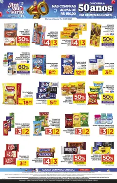 Carrefour Bairro Folheto - válido de 11.09.2025 | Página: 5 | Produtos: Biscoito, Leite, Salgadinhos, Sucrilhos