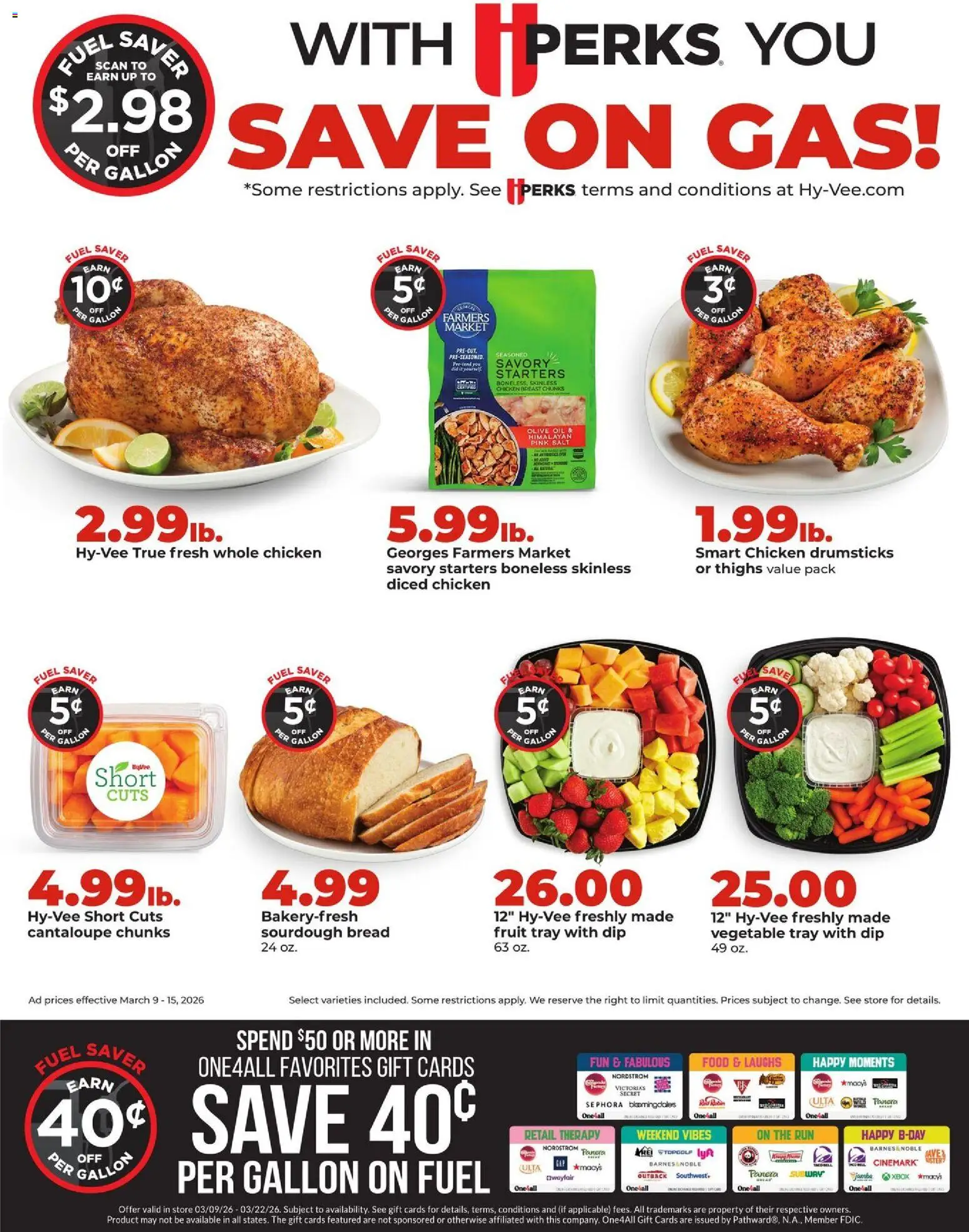 HyVee Weekly Ad - valid from 09.03.2026 | Page: 8 | Products: Oil, Bread, Salt, Xbox
