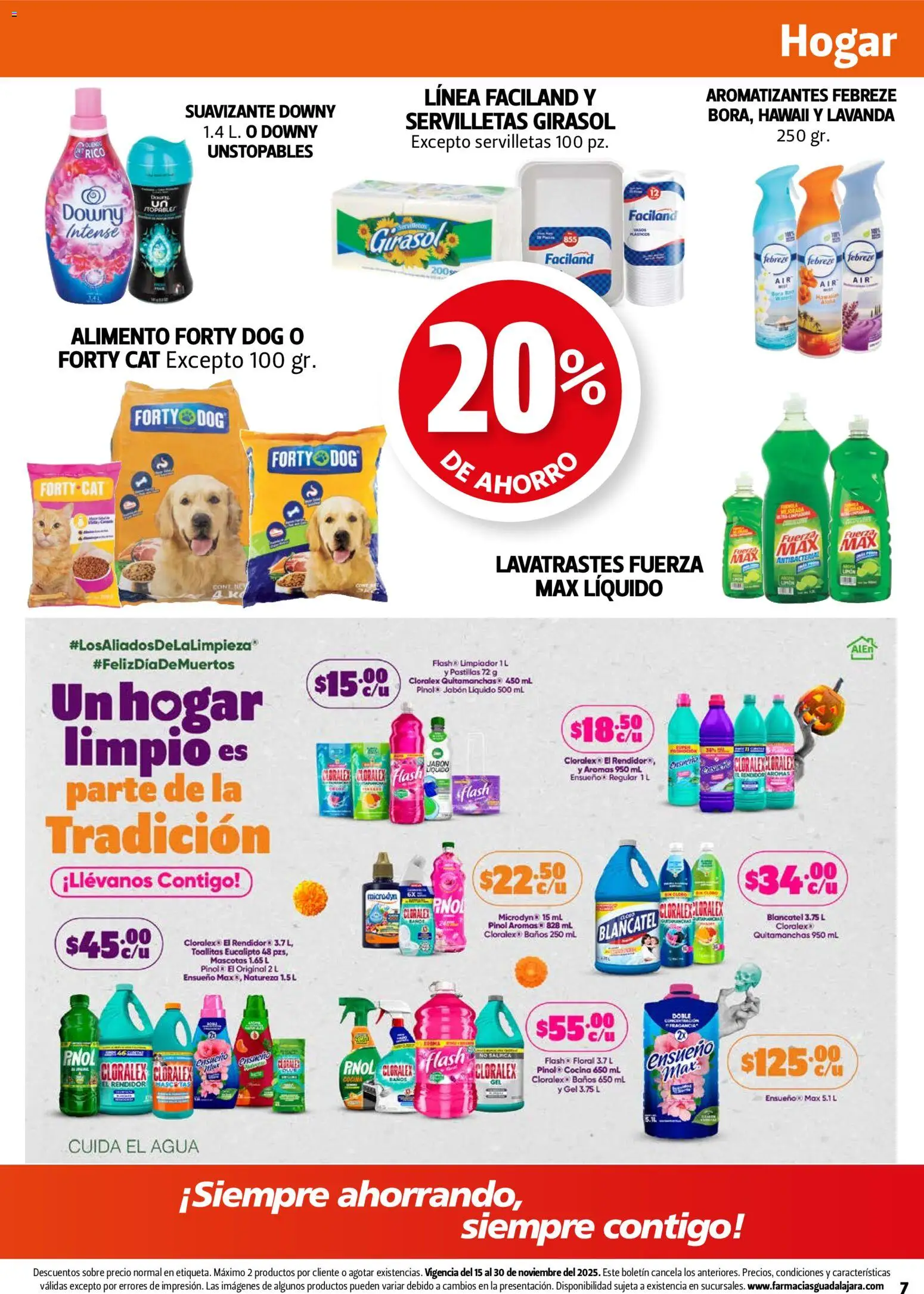 Nuevas ofertas de Farmacia Guadalajara válidas en toda la República Mexicana desde el 15.11.2025. ¡Encuentra las mejores ofertas en Farmacia Guadalajara catálogo! | Página: 7