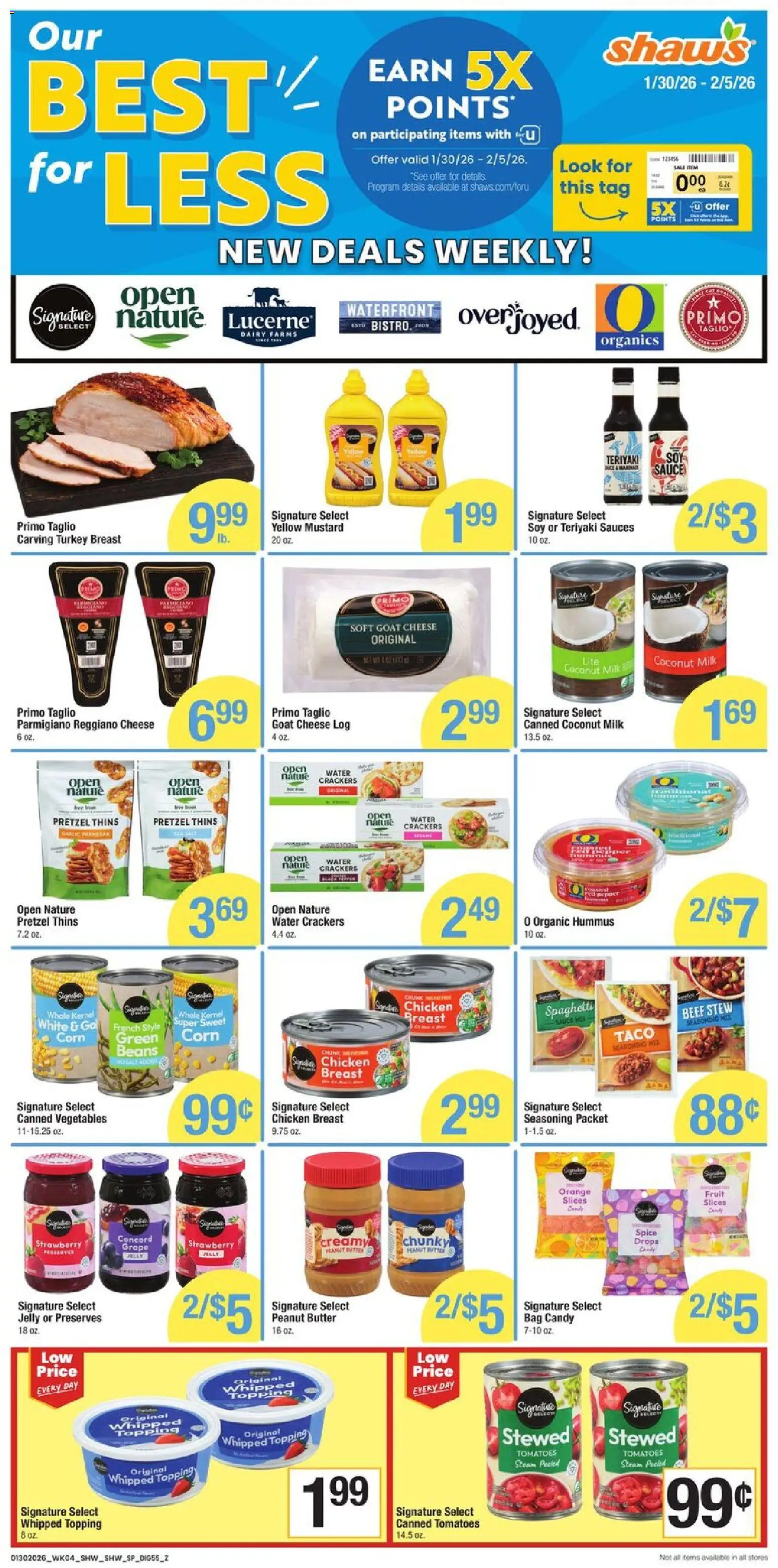 Shaw's Weekly Ad - RI - valid from 30.01.2026 | Page: 7 | Products: Butter, Cheese, Sauce, Pepper