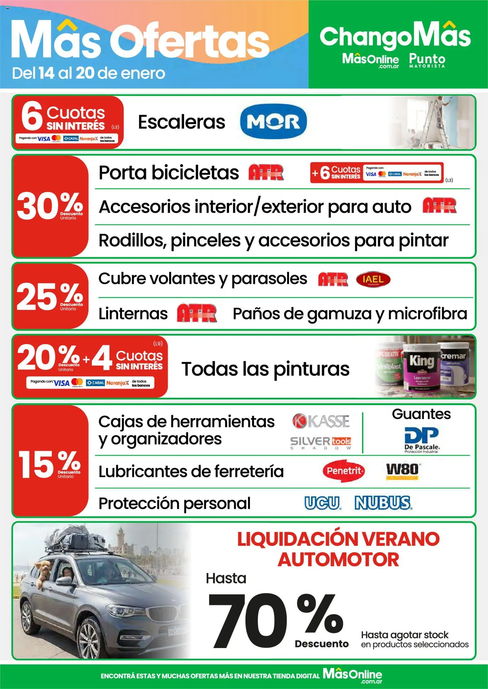 Changomas ofertas │ válido desde el 14.01.2026 | Página: 13 | Productos: Gamuza, Guantes