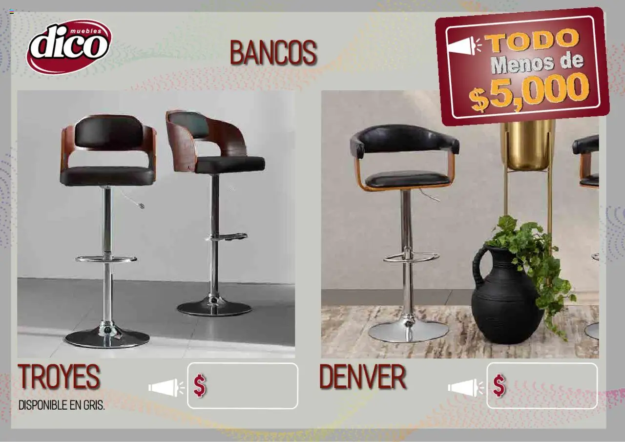 Nuevas ofertas de Muebles Dico válidas en toda la República Mexicana desde el 12.02.2025. ¡Encuentra las mejores ofertas en Muebles Dico catálogo Todo Menos! | Página: 77