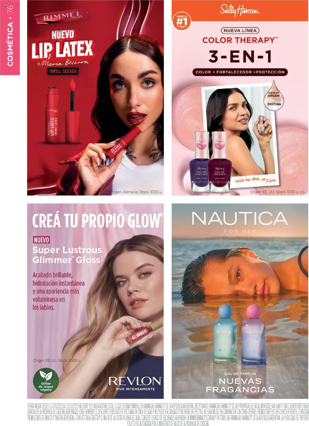 Farmacity catálogo │ válido desde el 01.10.2025 | Página: 76 | Productos: Aceite, Glitter