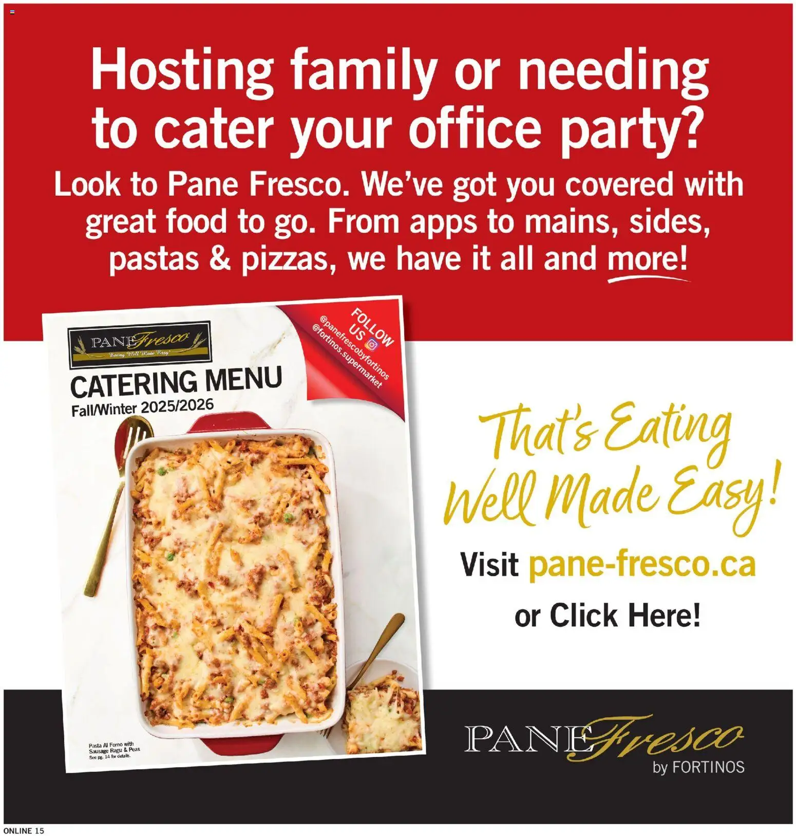 Fortinos flyer valid from 18.12.2025 | Page: 15 | Products: Pasta