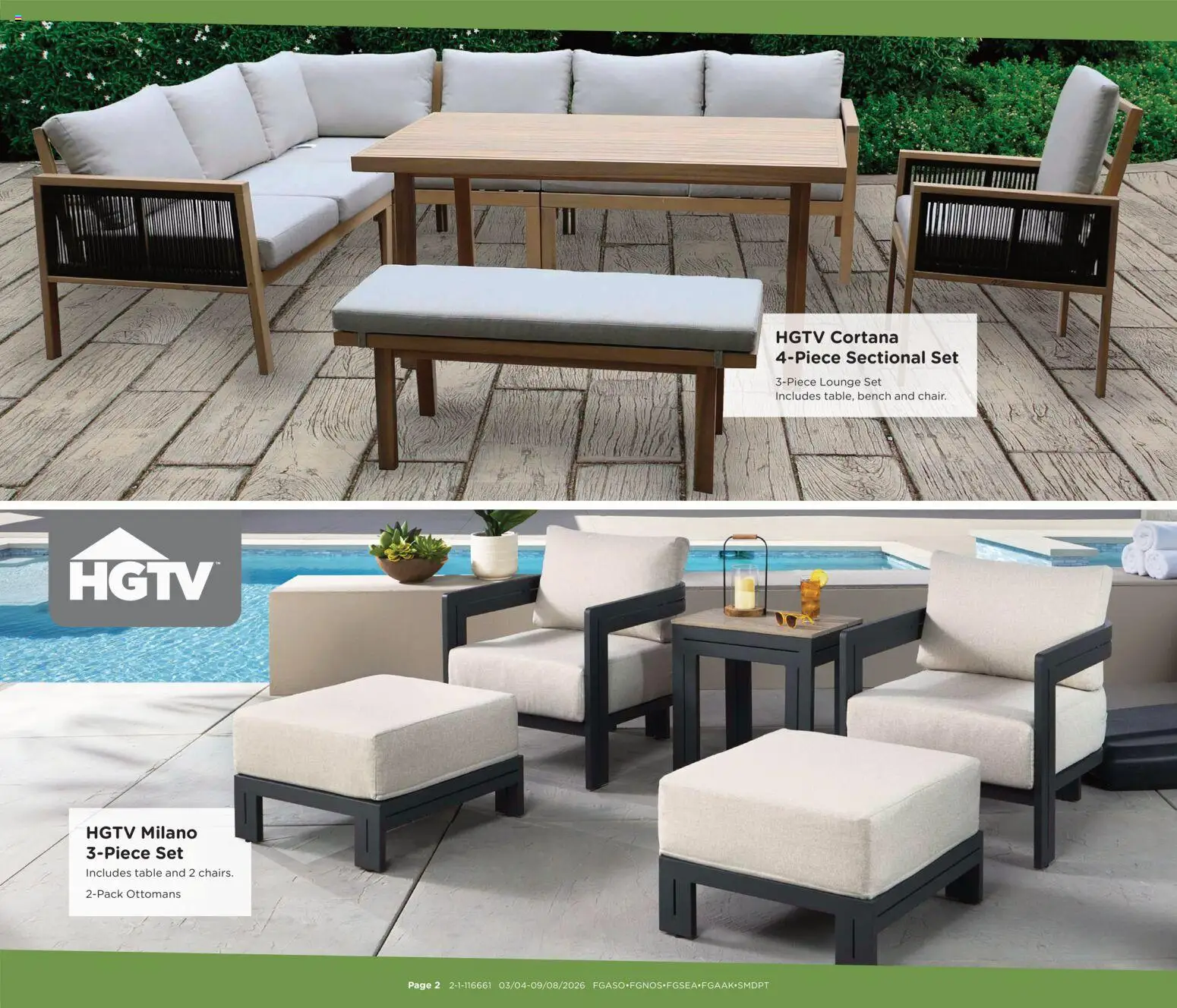 Fred Meyer Home & Apparel - valid from 04.03.2026 | Page: 2 | Products: Table, Sectional