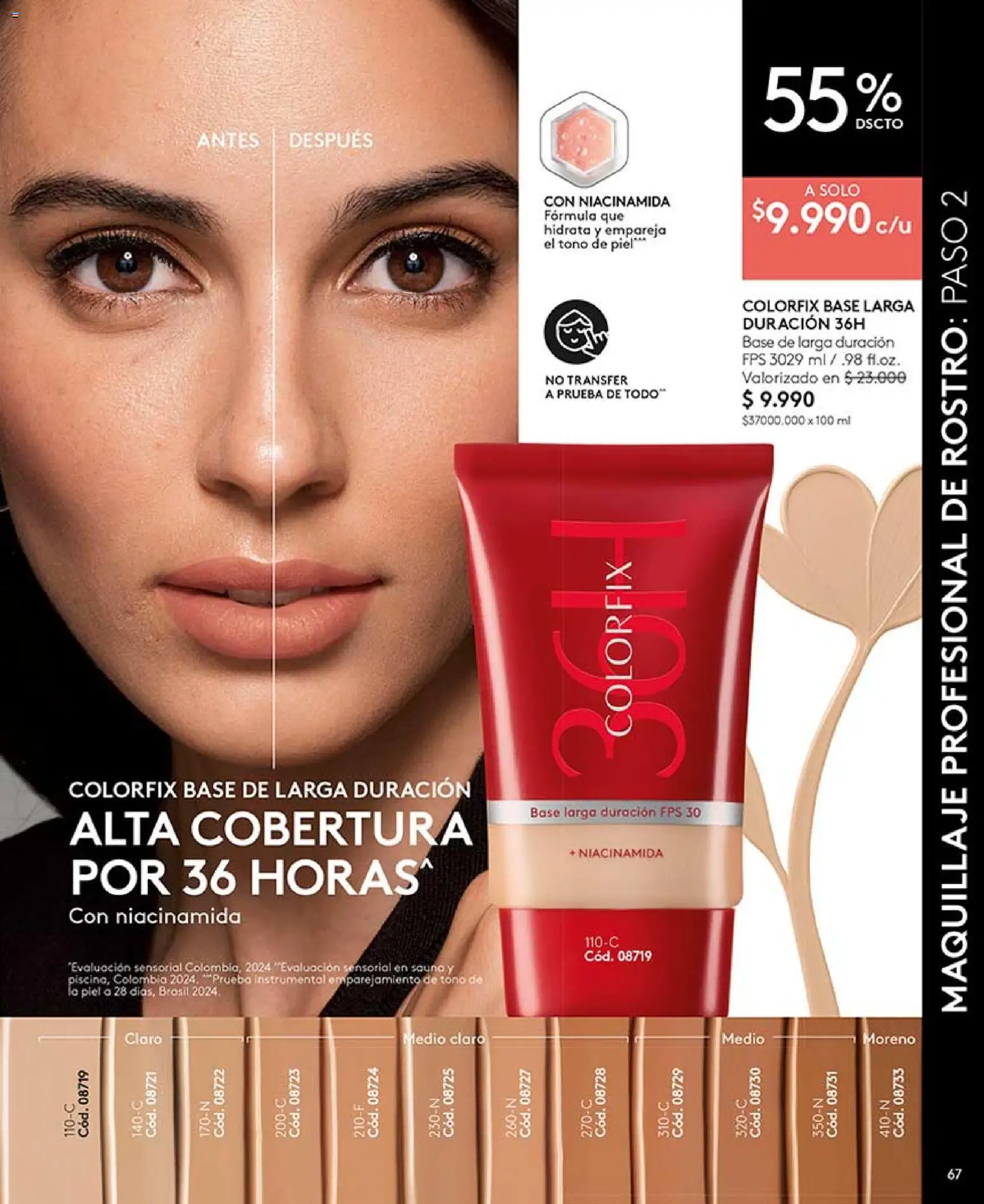 Catálogo Ésika Campaña 7 │ válido desde el 18.04.2026 | Página: 67 | Productos: Maquillaje, Base