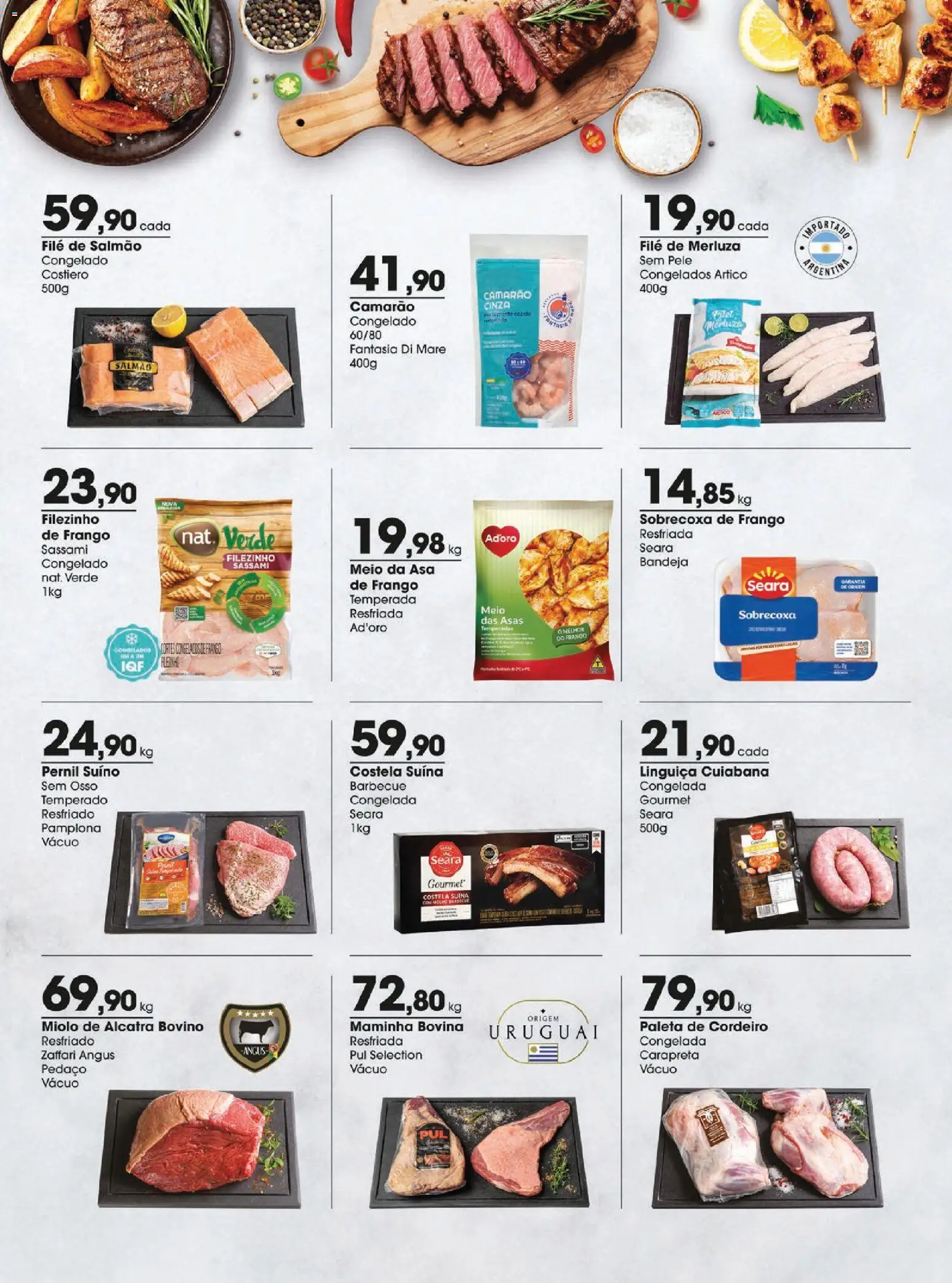Zaffari Folheto - válido de 18.11.2025 | Página: 11 | Produtos: Salmão, Cordeiro, Fantasia, Frango