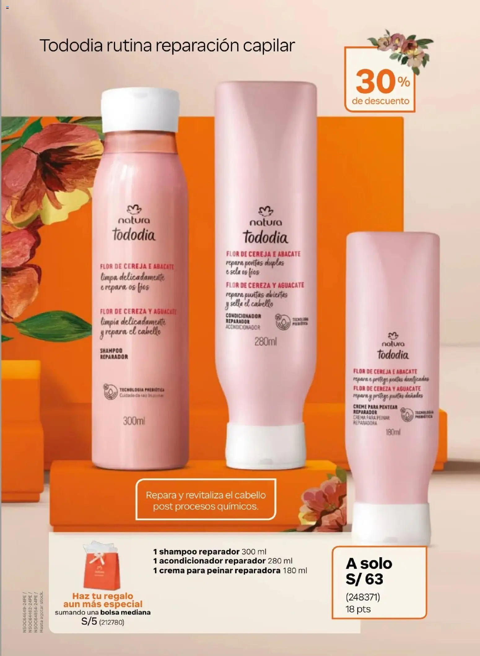 Catálogo Natura válido desde 31.03.2026 | Página: 21 | Productos: Shampoo, Acondicionador, Crema, Bolsa