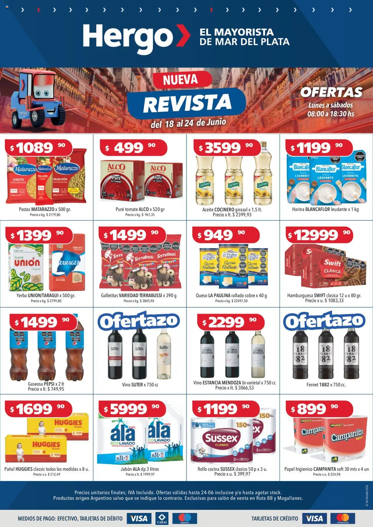 Hergo catálogo │ válido desde el 18.06.2025 | Página: 1 | Productos: Papel higiénico, Mate, Yerba, Aceite