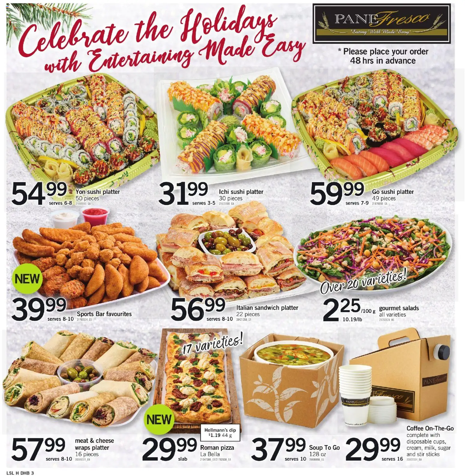 Loblaws flyer valid from 18.12.2025 | Page: 10 | Products: Cheese, Coffee, Pizza
