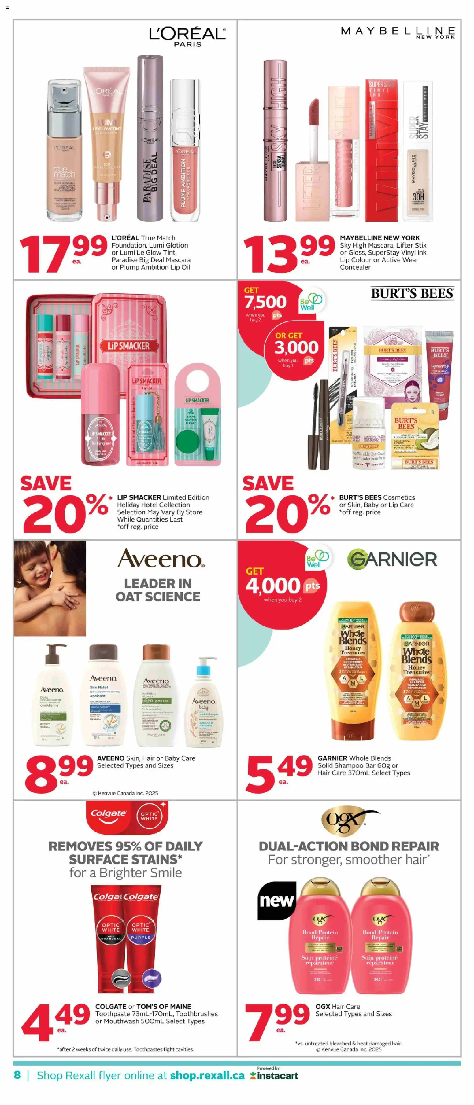 Rexall flyer valid from 14.11.2025 | Page: 15 | Products: Concealer, Eyeliner, Conditioner, Chocolate