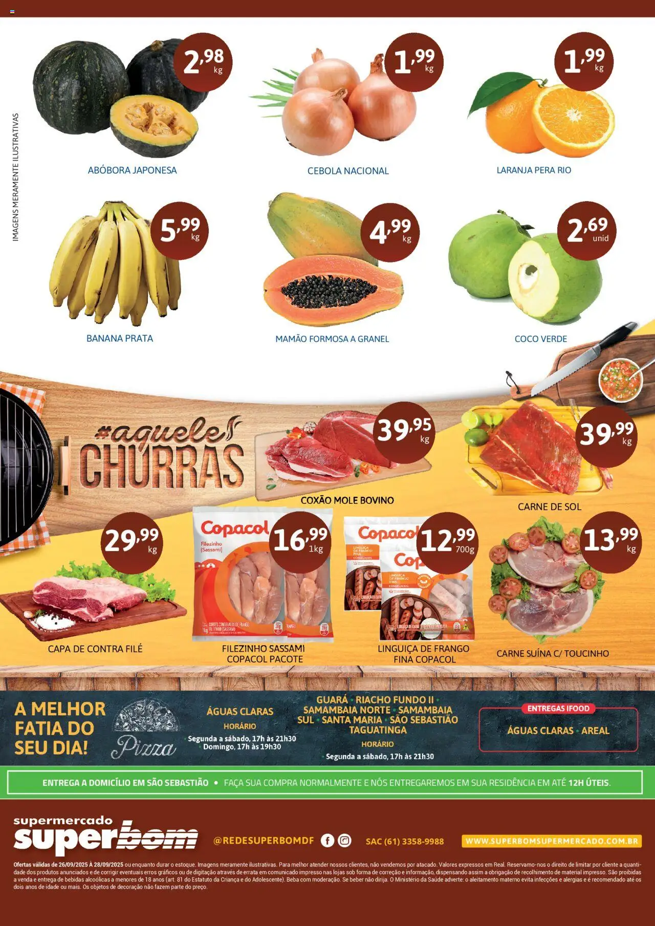 Superbom Folheto - válido de 26.09.2025 | Página: 2 | Produtos: Coco, Cebola, Faca, Mamão