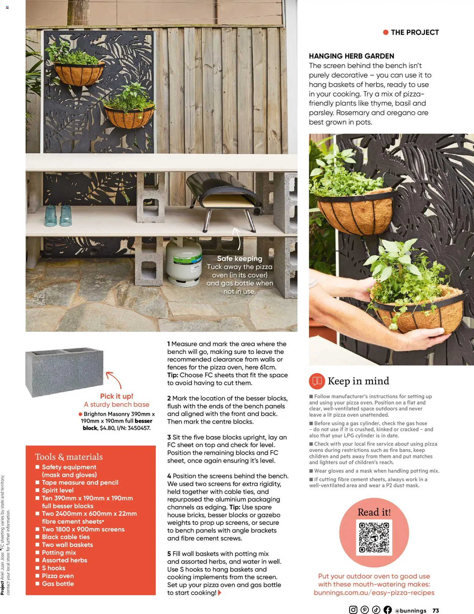 Bunnings Warehouse catalogue - valid from 01.02.2026 | Page: 73 | Products: Herb, Gloves, Screen, Bench