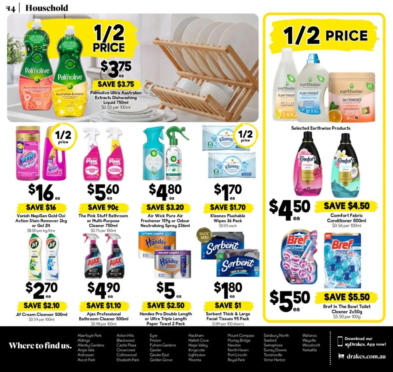 Drakes catalogue - valid from 27.08.2025 | Page: 14 | Products: Cleaner, Conditioner, Multipurpose, Bathroom
