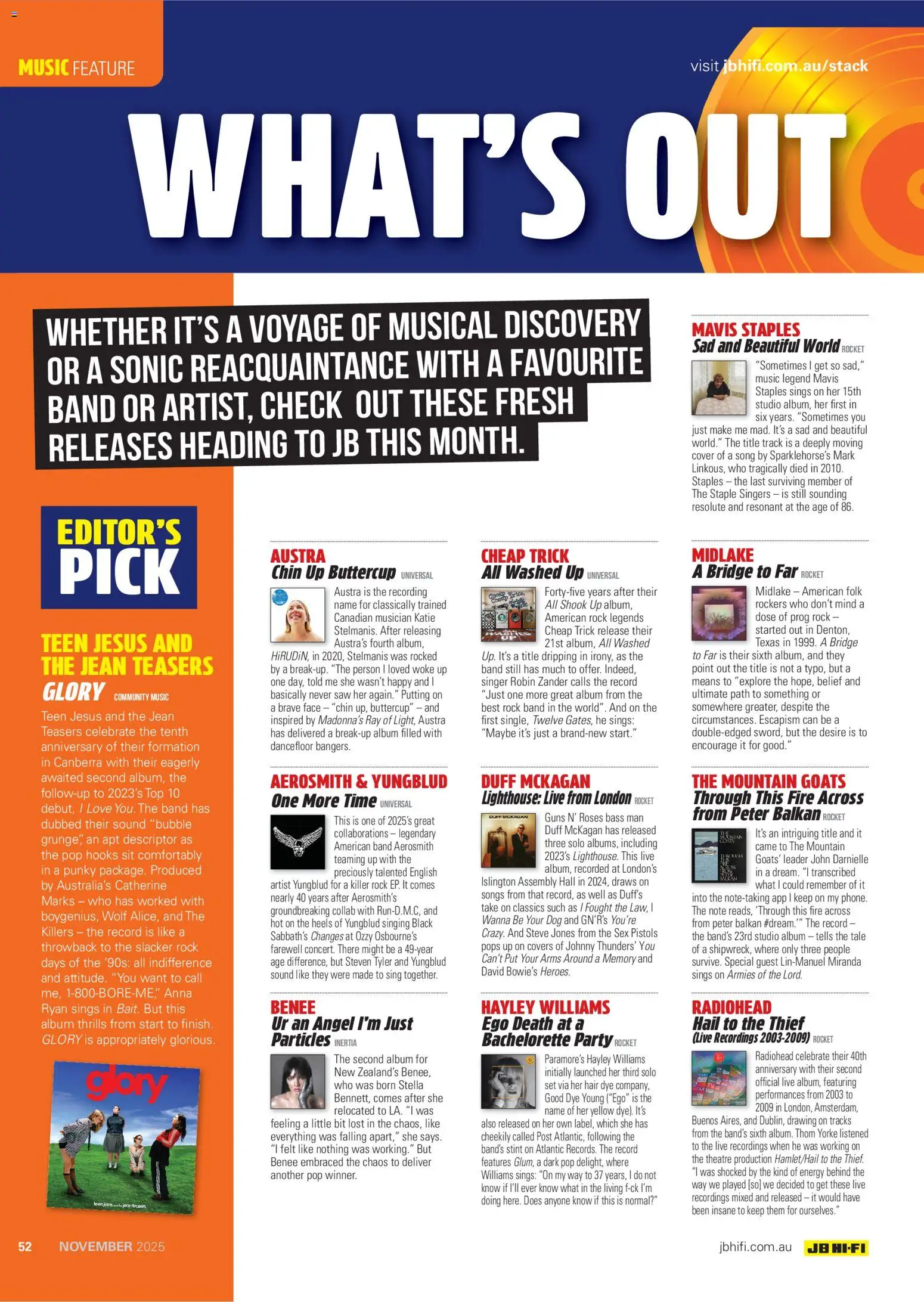 JB Hi-Fi catalogue - valid from 01.11.2025 | Page: 98 | Products: Heels, Saw, Rocket, Hair dye