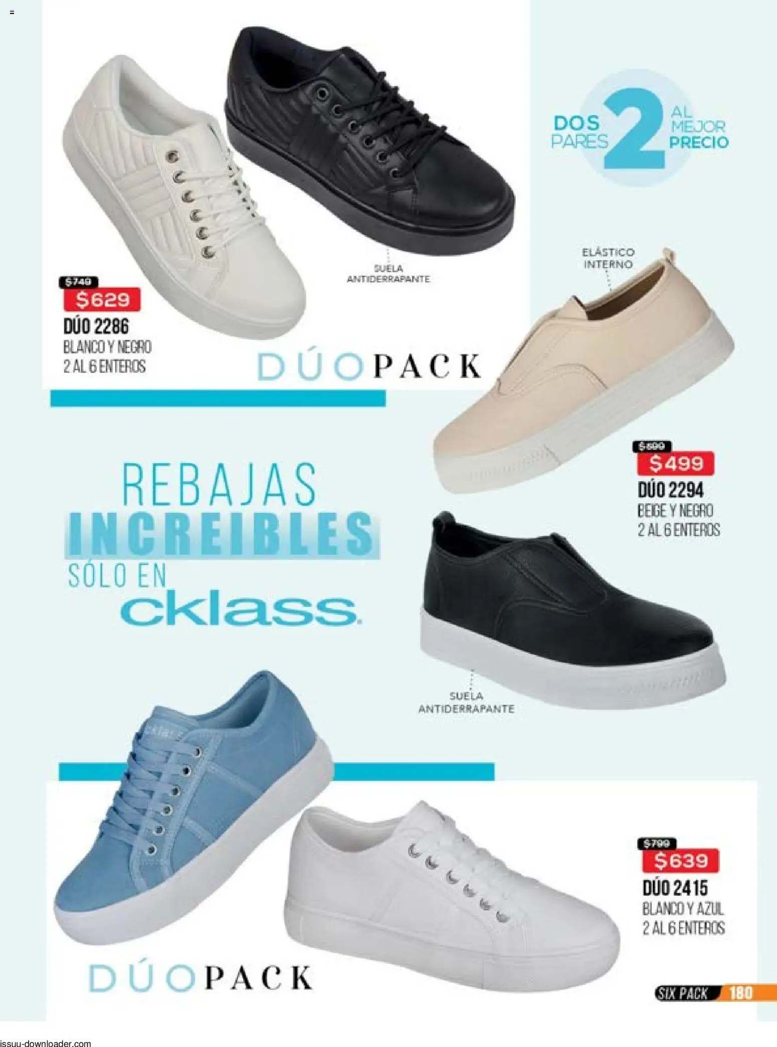 Nuevas ofertas de Cklass válidas en toda la República Mexicana desde el 31.10.2025. ¡Encuentra las mejores ofertas en Cklass catálogo Súper Rebajas Calzado! | Página: 181