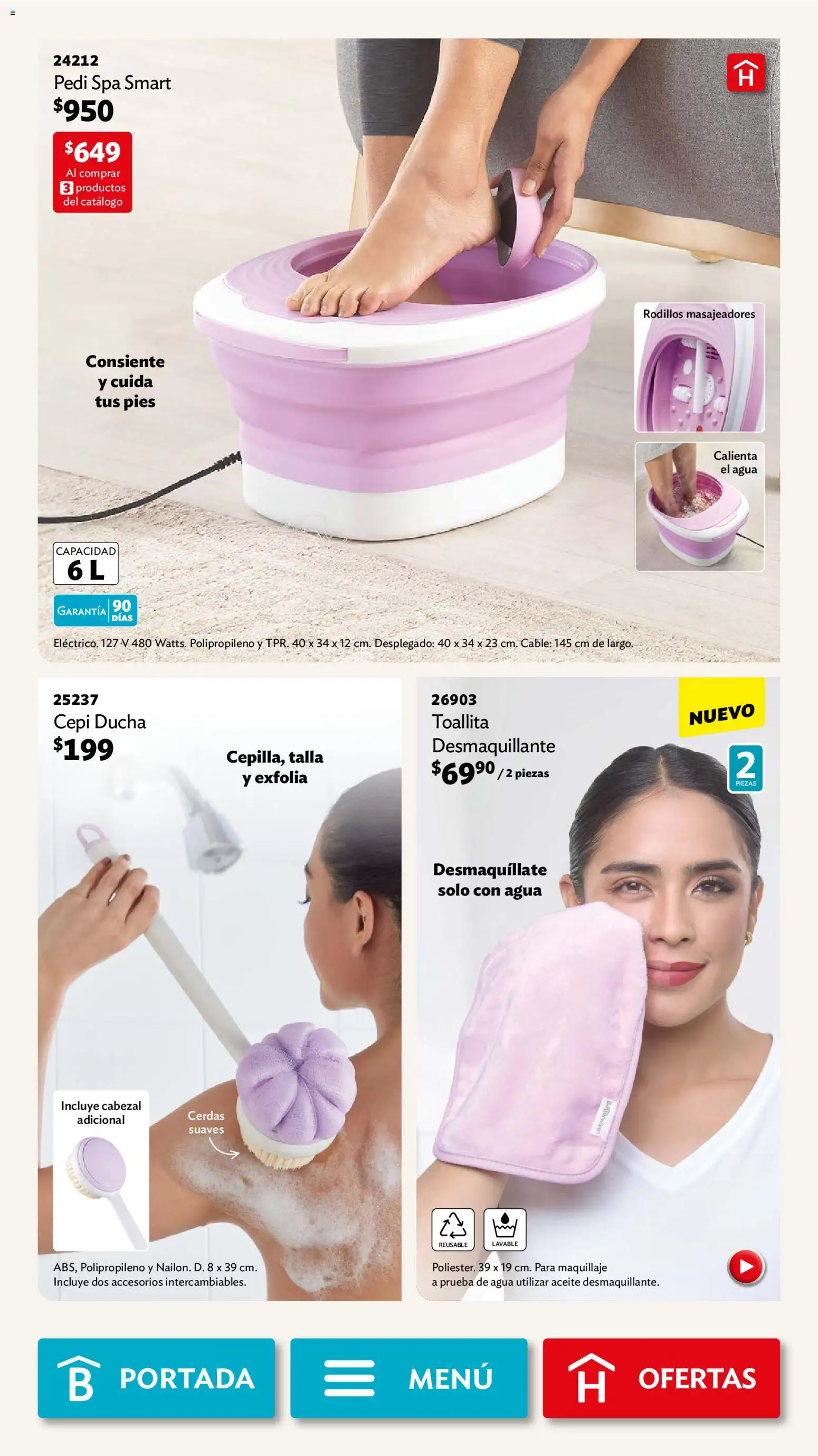 Nuevas ofertas de Betterware válidas en toda la República Mexicana desde el 02.02.2026. ¡Encuentra las mejores ofertas en Betterware campaña 2 2026! | Página: 78 | Productos: Agua, Desmaquillante, Aceite, Maquillaje
