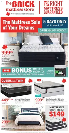 Preview of The Brick - Brick Mattress Store from shop The Brick valid from 31.07.2025