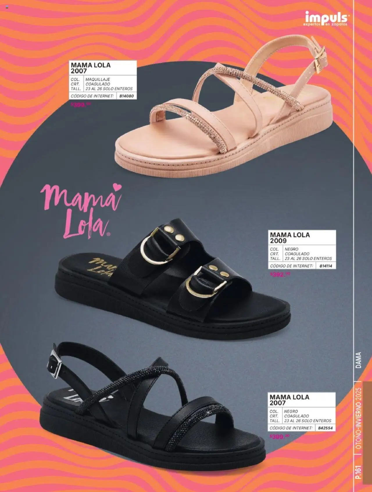 Nuevas ofertas de Impuls válidas en toda la República Mexicana desde el 07.07.2025. ¡Encuentra las mejores ofertas en Impuls catálogo Dama Otoño-Invierno 2025! | Página: 163 | Productos: Zapatos, Maquillaje