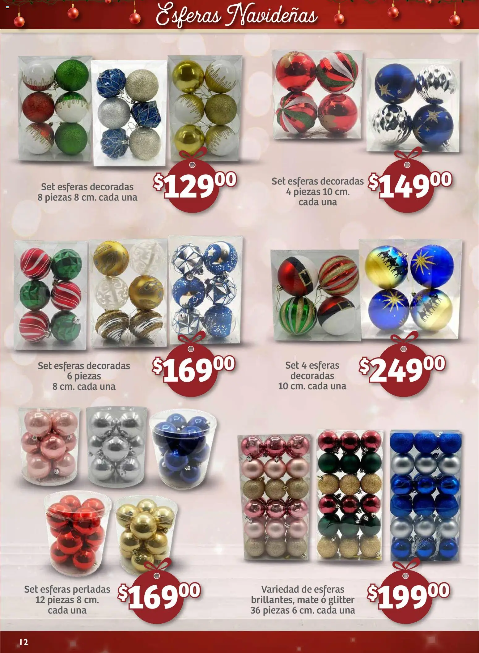 Nuevas ofertas de Soriana válidas en toda la República Mexicana desde el 25.09.2025. ¡Encuentra las mejores ofertas en Soriana - Decoración Navideña Mercado Nacional! | Página: 12 | Productos: Glitter, Mate