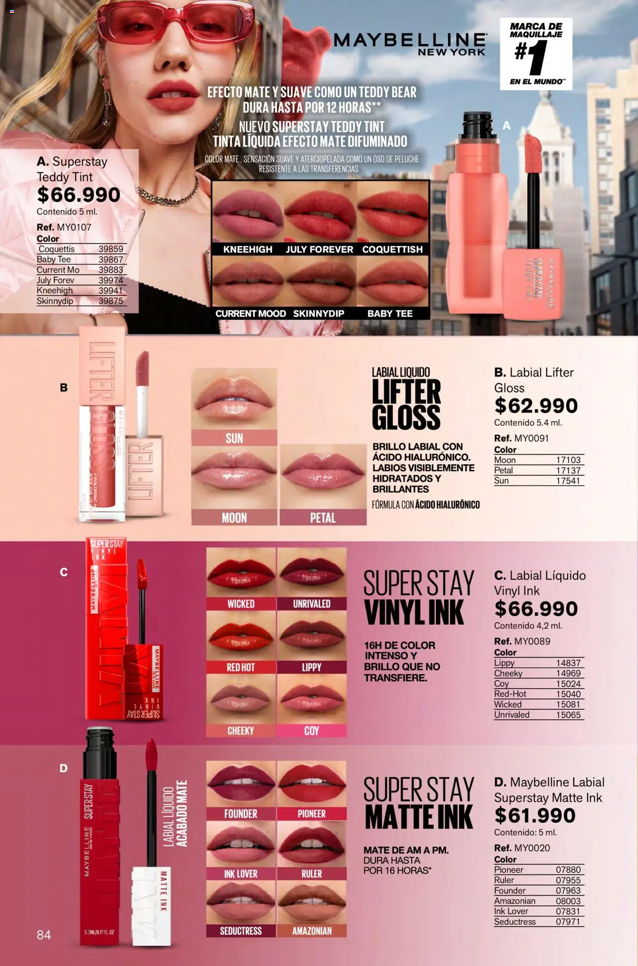 Leonisa revista - valida desde el 01.10.2025 | Página: 84 | Productos: Brillo, Maquillaje