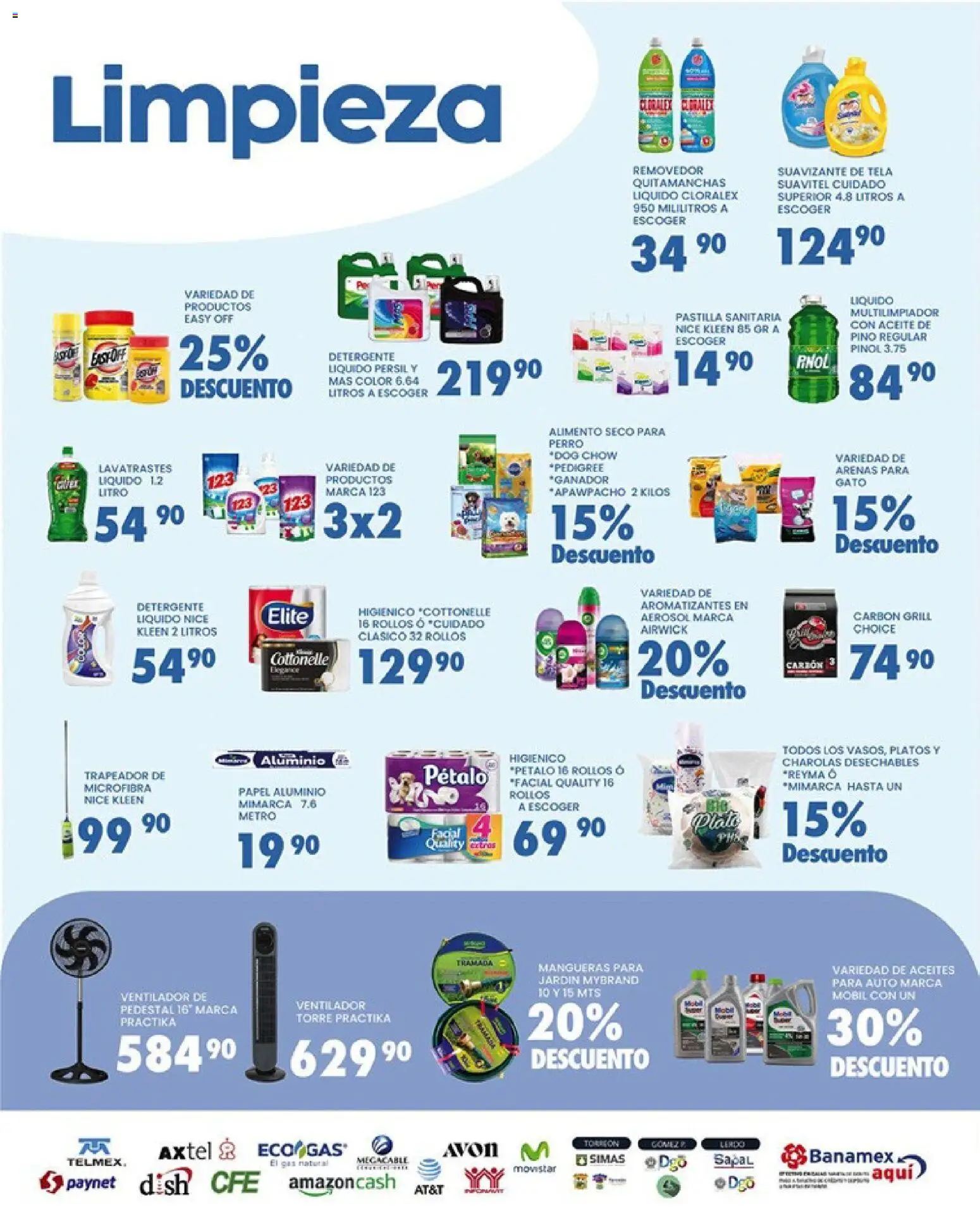 Nuevas ofertas de Alsuper válidas en toda la República Mexicana desde el 20.03.2026. ¡Encuentra las mejores ofertas en Alsuper folleto Torreon! | Página: 5 | Productos: Quitamanchas, Detergente, Aceite, Suavizante