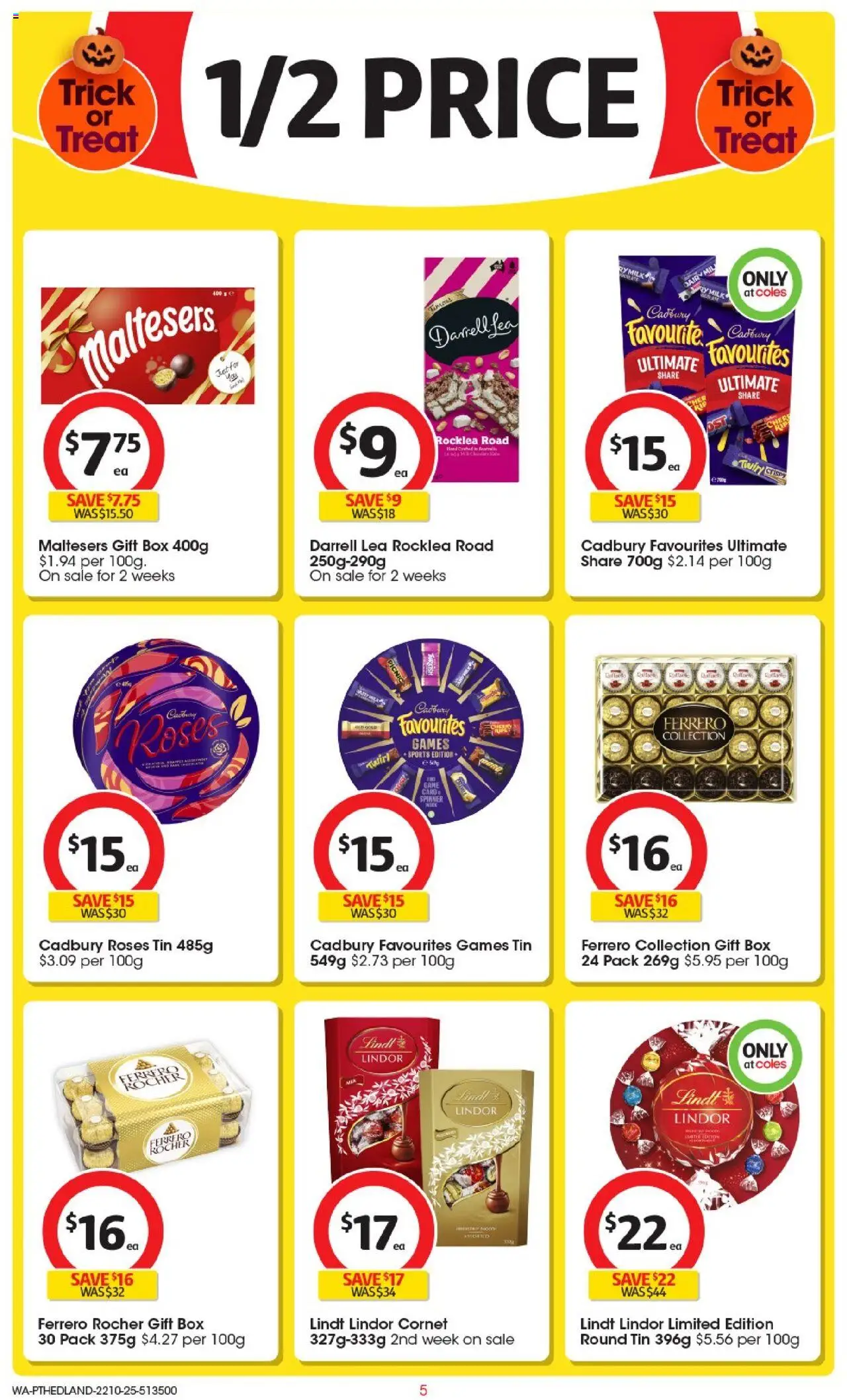 Coles catalogue - valid from 22.10.2025 | Page: 6 | Products: Box, Dairy, Game