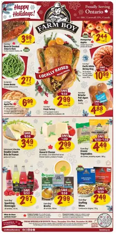 Preview of Farm Boy weekly flyer / circulaire from shop Farm Boy valid from 18.12.2025