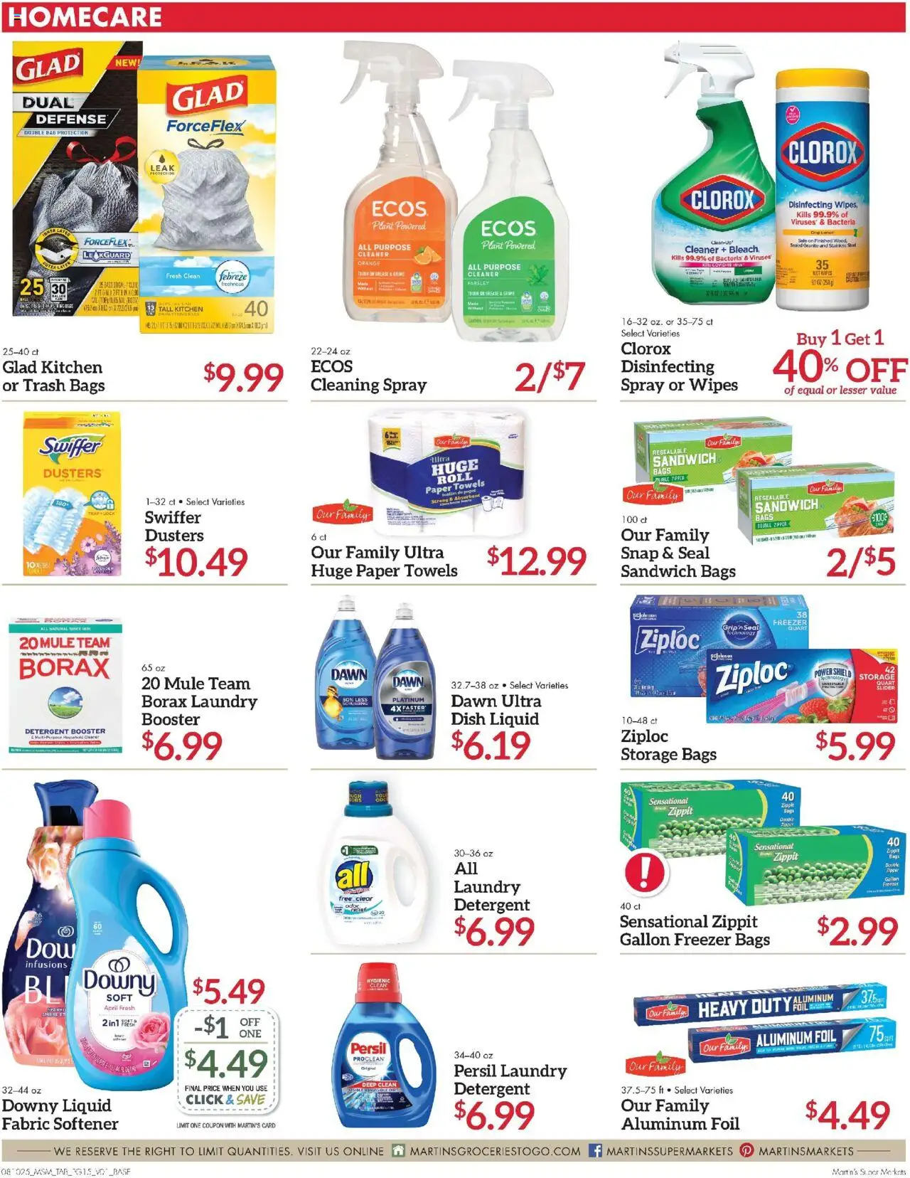 Martin’s - Next Ad - IN - valid from 10.08.2025 | Page: 15 | Products: Detergent, Gin, Parsley, Freezer