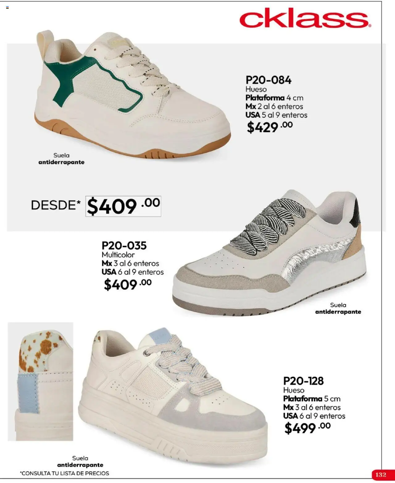 Nuevas ofertas de Cklass válidas en toda la República Mexicana desde el 16.09.2025. ¡Encuentra las mejores ofertas en Cklass - Catálogo Invierno Calzado! | Página: 133