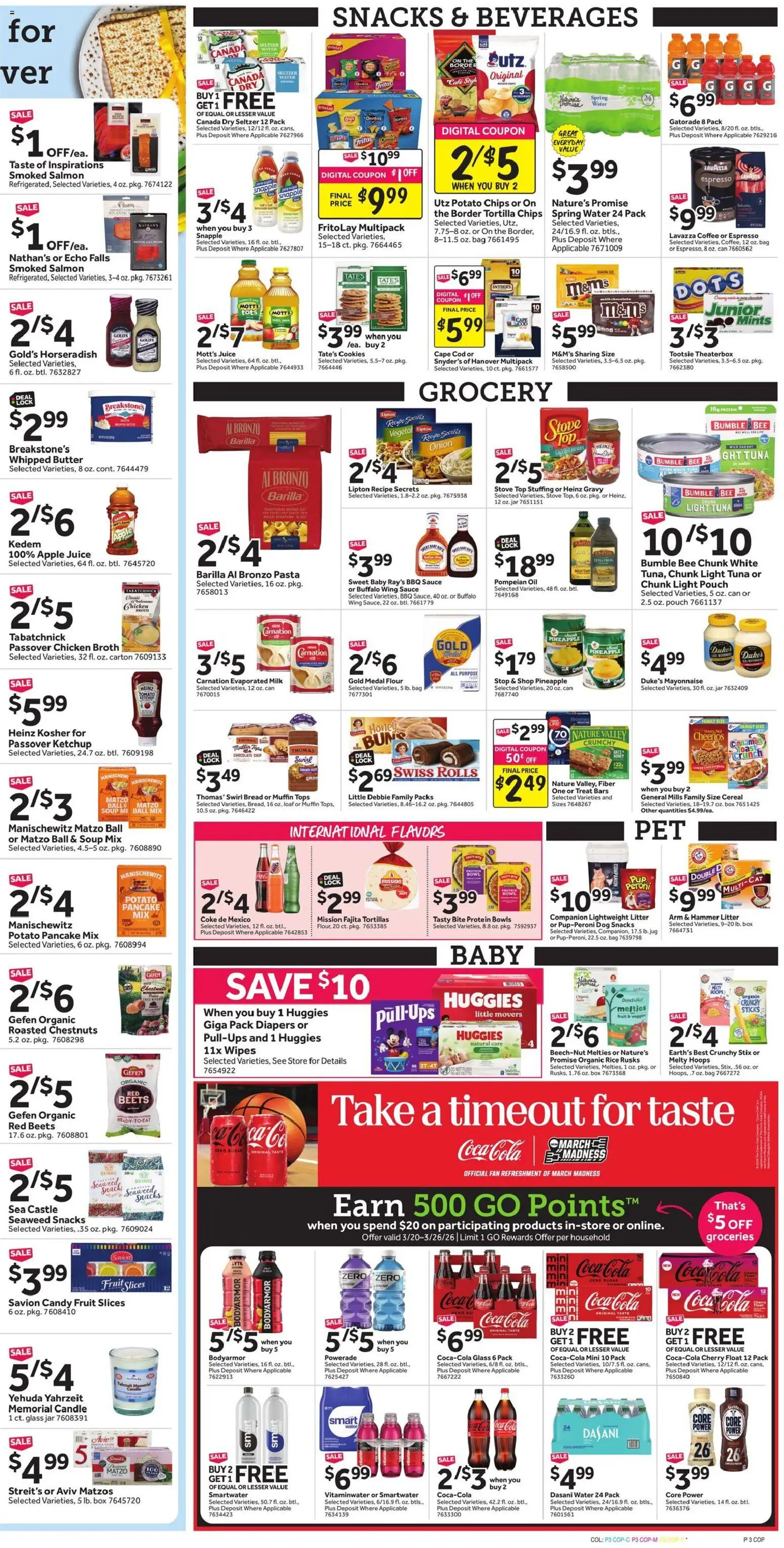 Stop & Shop Weekly Ad - valid from 20.03.2026 | Page: 5 | Products: Tea, Pineapple, Chips, Cookies