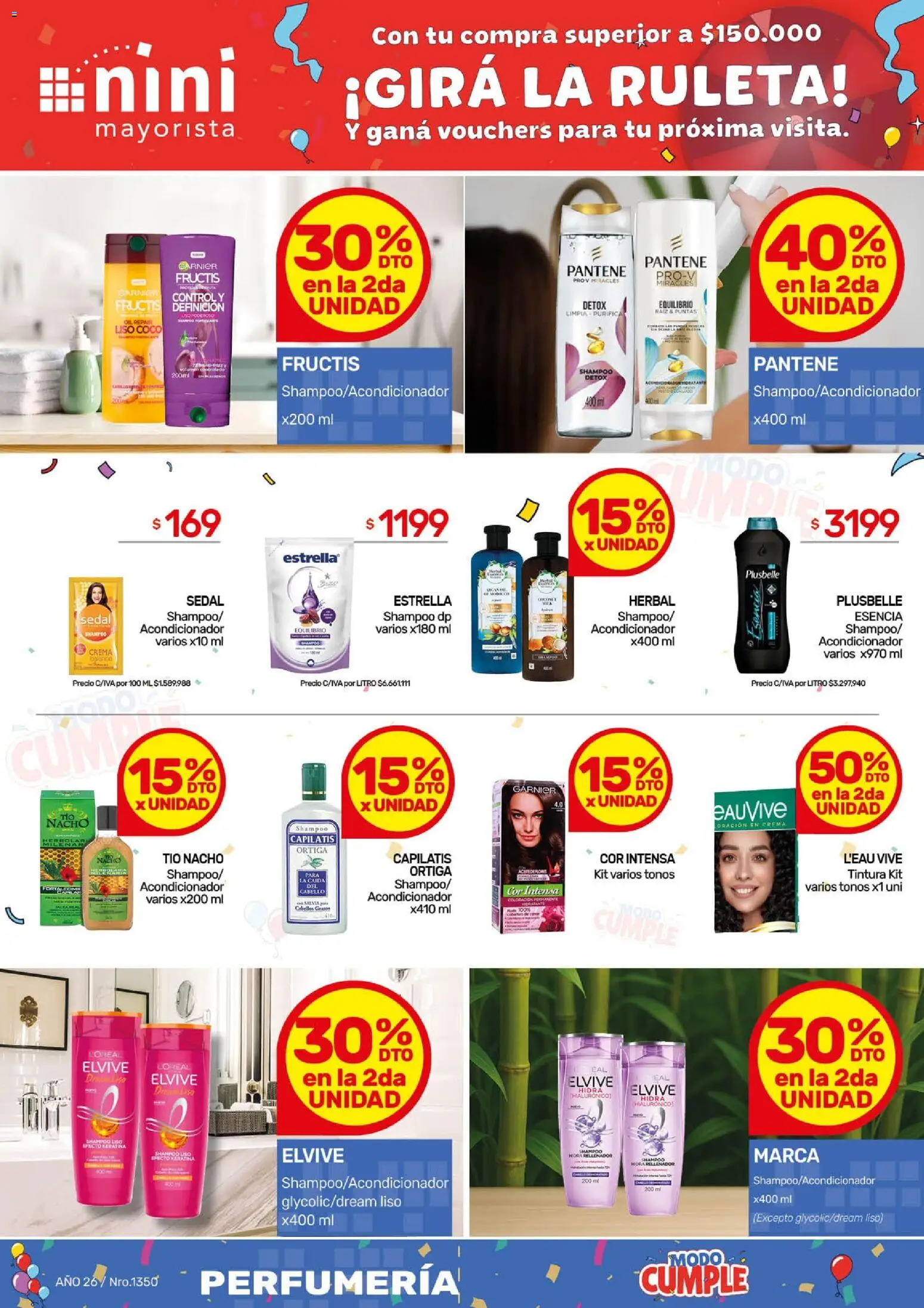 NINI Mayorista - Ofertas │ válido desde el 09.03.2026 | Página: 2 | Productos: Shampoo, Tintura, Acondicionador, Crema