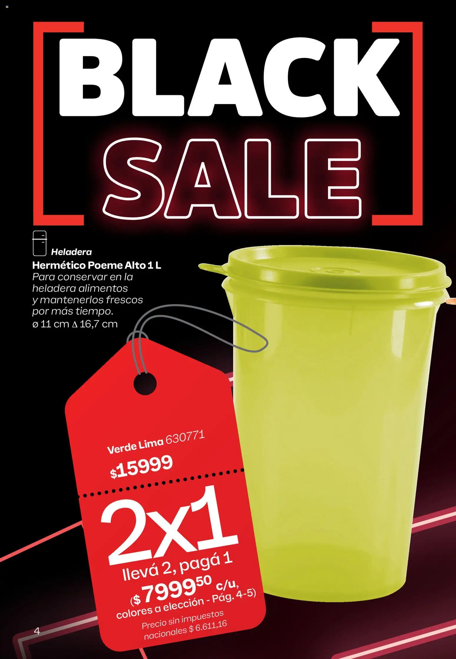 Tupperware Black Friday │ válido desde el 27.11.2025 | Página: 5 | Productos: Lima, Heladera