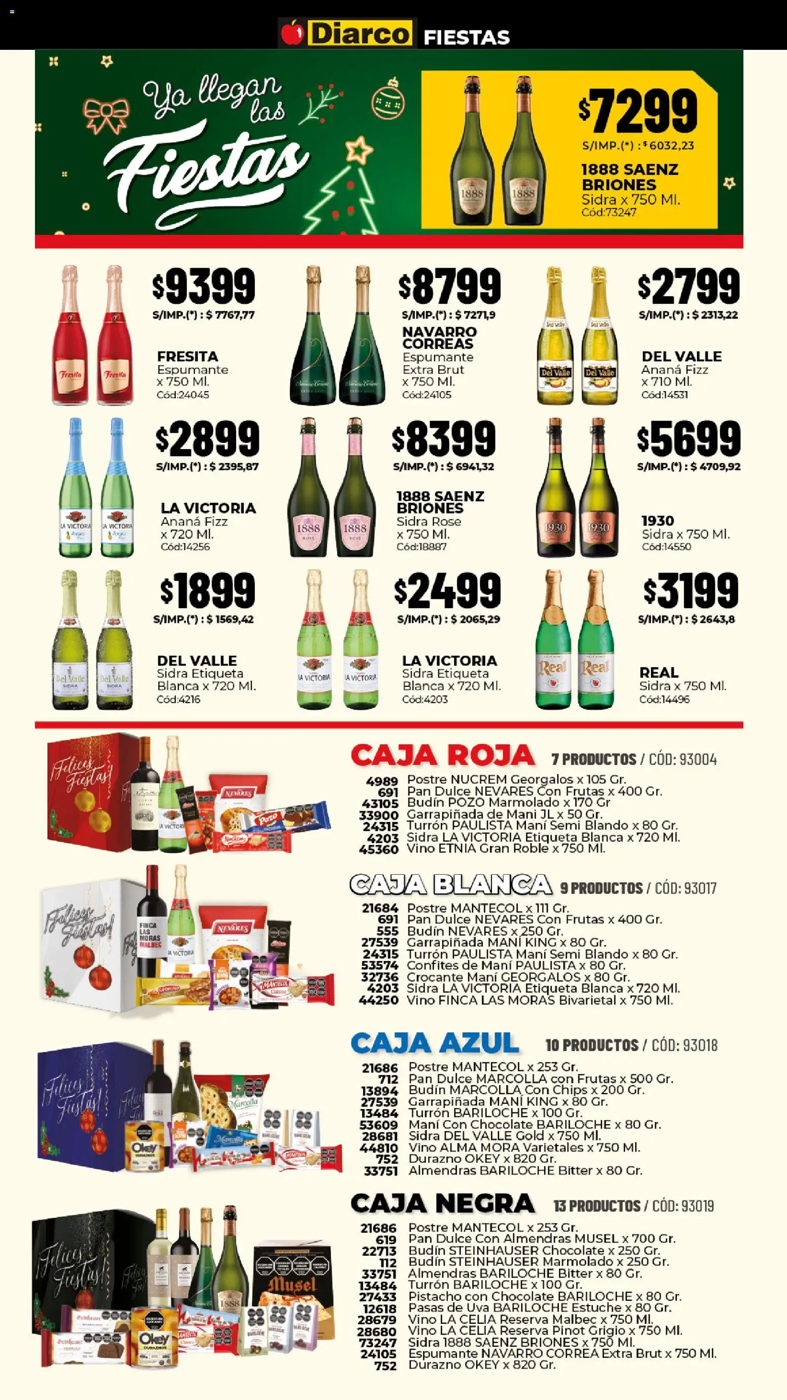 Diarco ofertas │ válido desde el 10.11.2025 | Página: 8 | Productos: Almendras, Pasas de uva, Durazno, Turrón