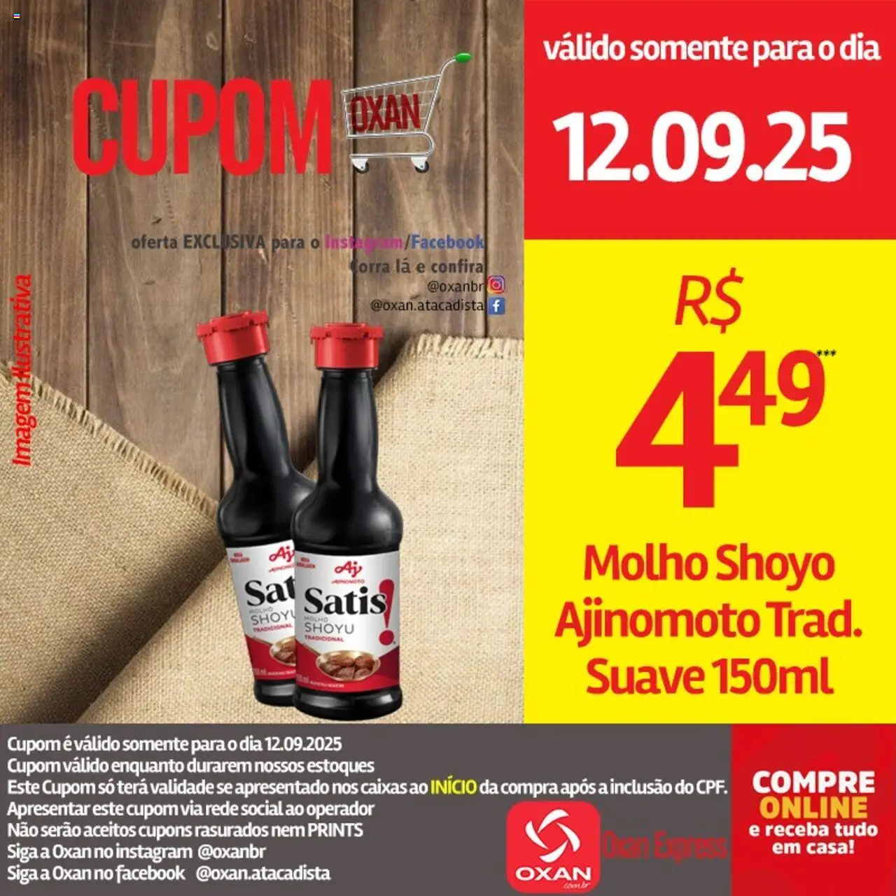 Oxan Atacadista Folheto - válido de 12.09.2025 | Página: 16 | Produtos: Molho shoyu