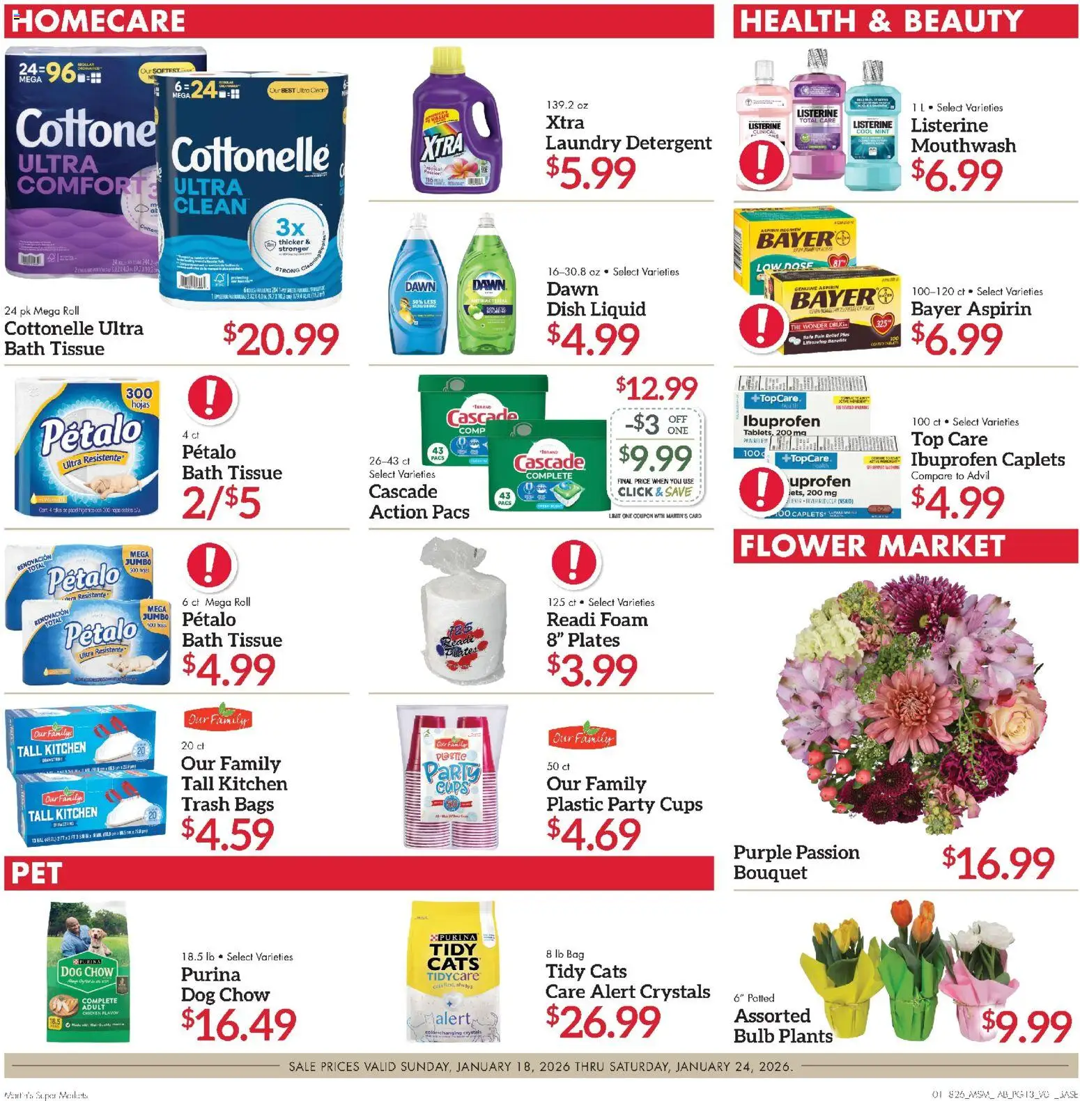 Martin’s Weekly Ad - valid from 18.01.2026 | Page: 13 | Products: Bath, Mouthwash, Detergent, Bag
