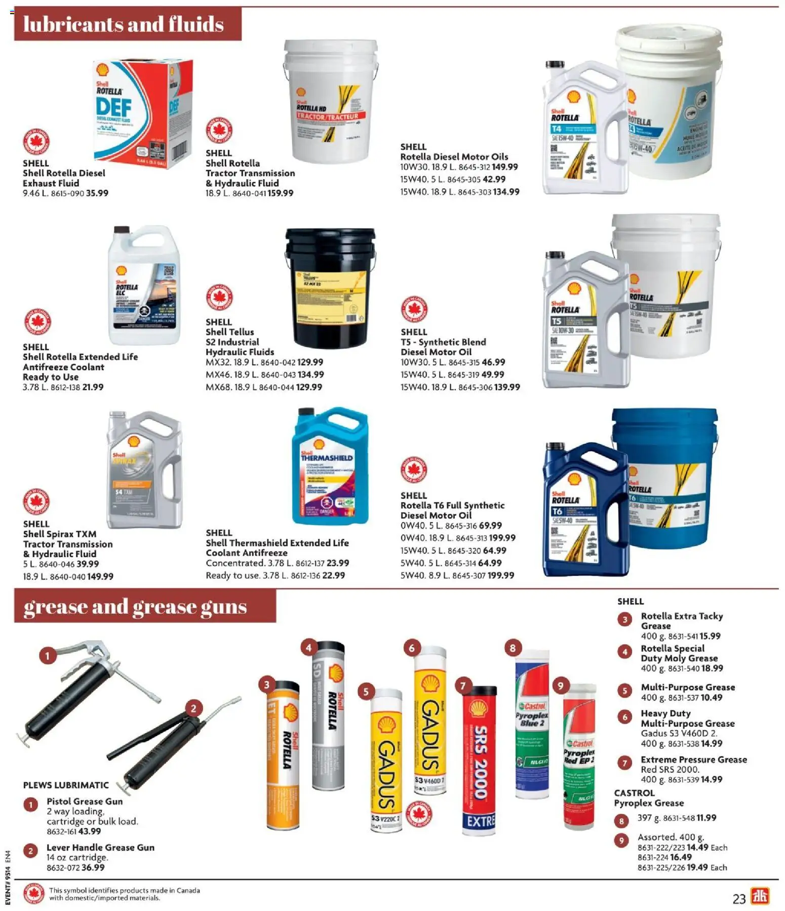 Home Hardware flyer valid from 02.04.2026 | Page: 23 | Products: Oil