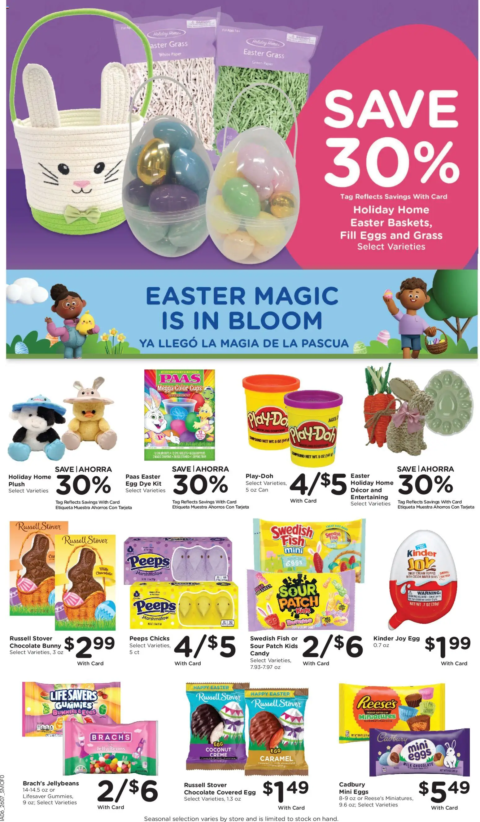 Smith's Weekly Ad - NM - valid from 18.03.2026 | Page: 6 | Products: Milk, Eggs, Chocolate, Fish