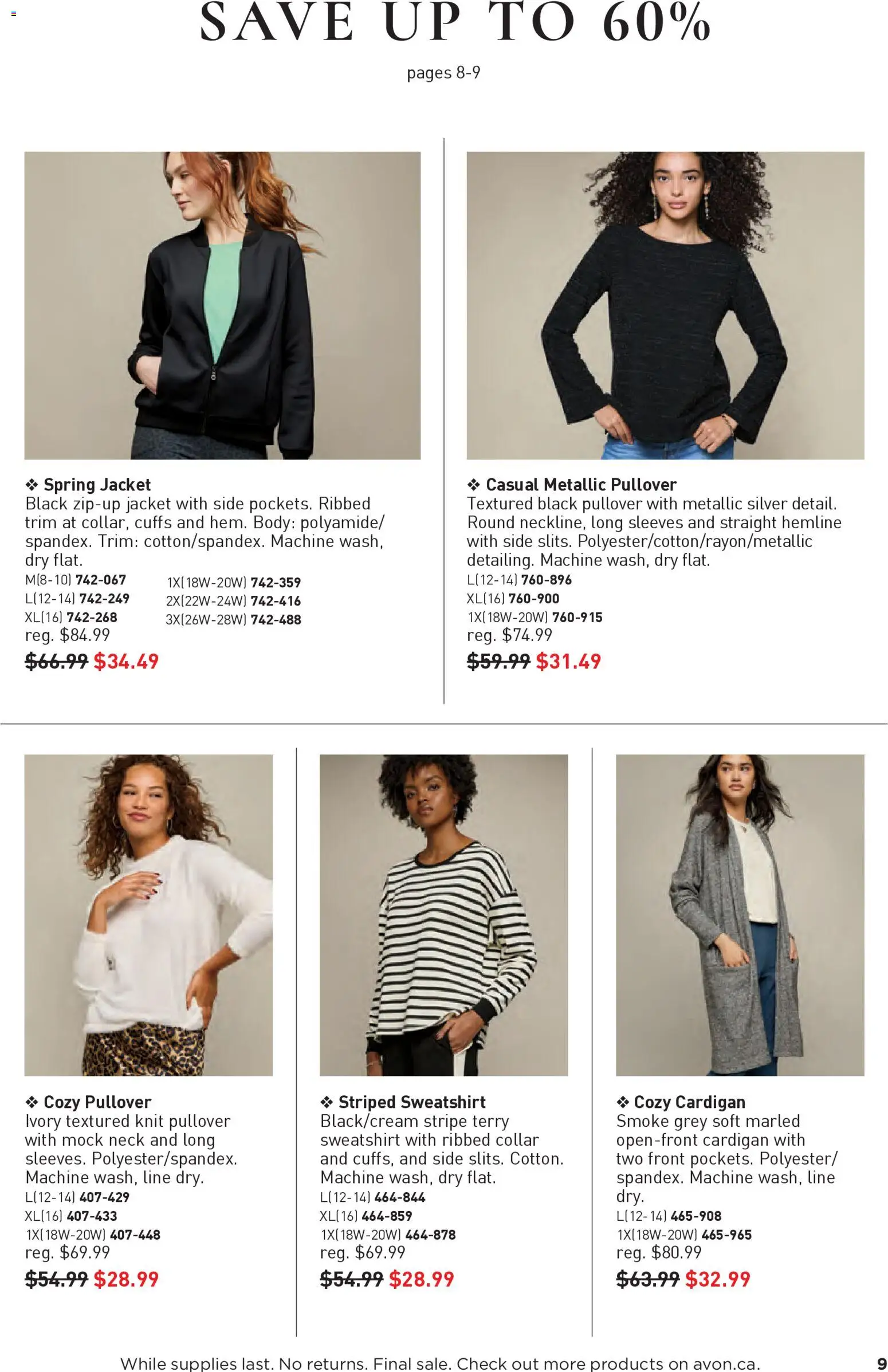 Avon flyer valid from 01.01.2026 | Page: 9 | Products: Cardigan, Jacket