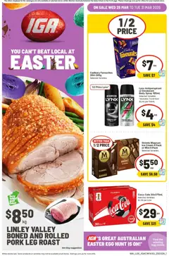 Preview of IGA catalogue WA - valid from 25.03.2026