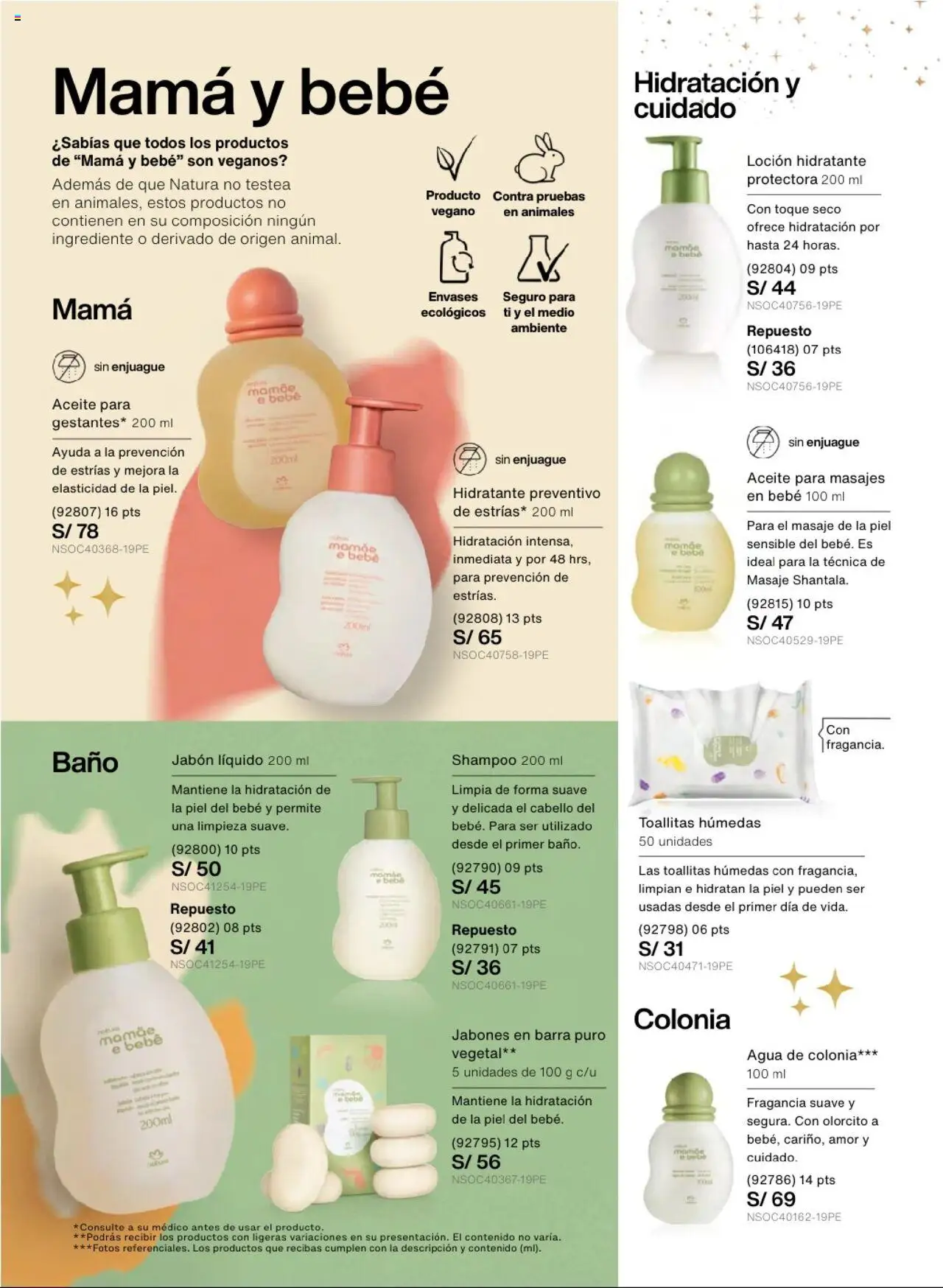 Catálogo Natura válido desde 03.10.2025 | Página: 165 | Productos: Shampoo, Jabón, Aceite, Fragancia
