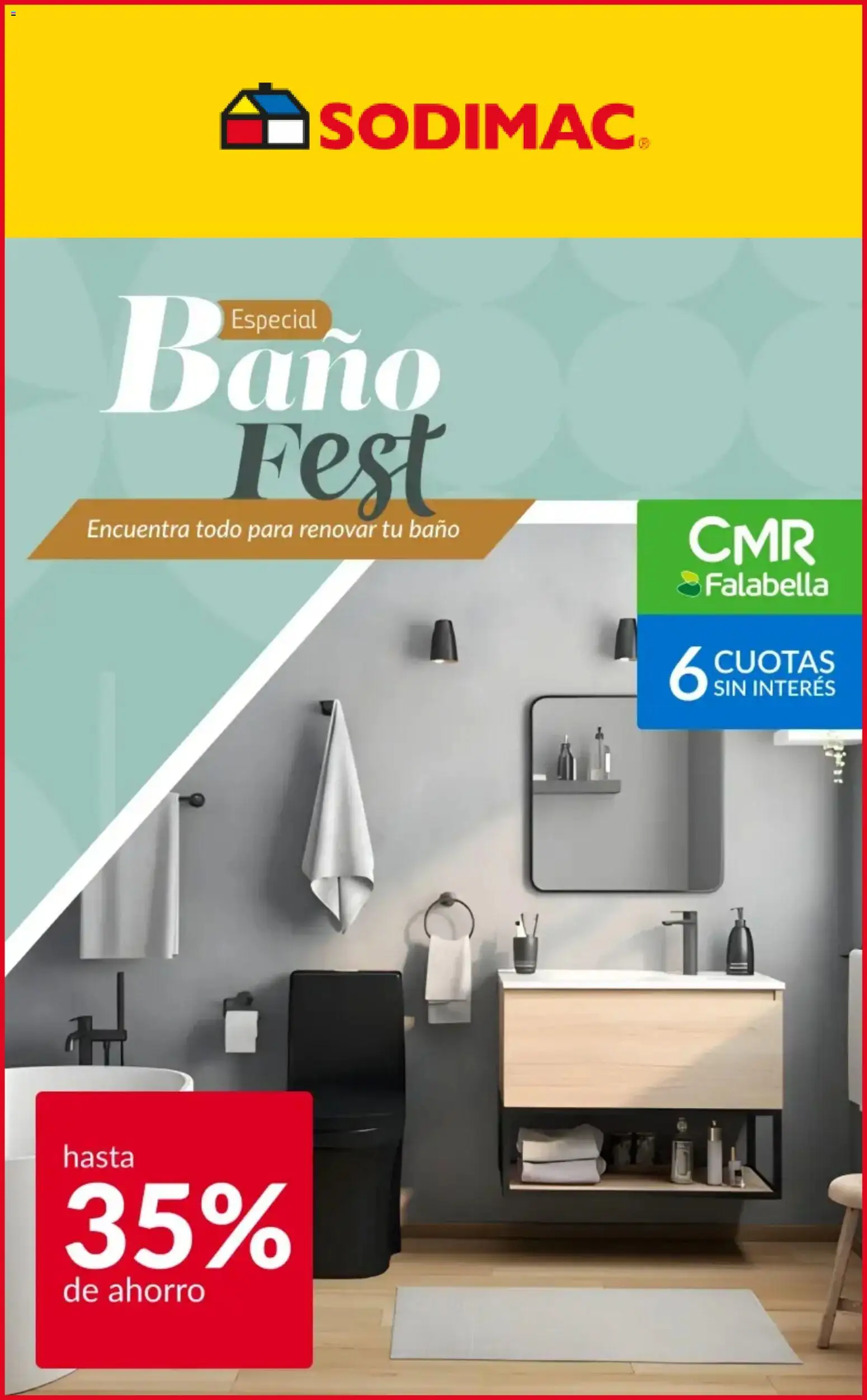 Sodimac ofertas  │ válido desde el 28.10.2025 | Página: 1 | Productos: Baño