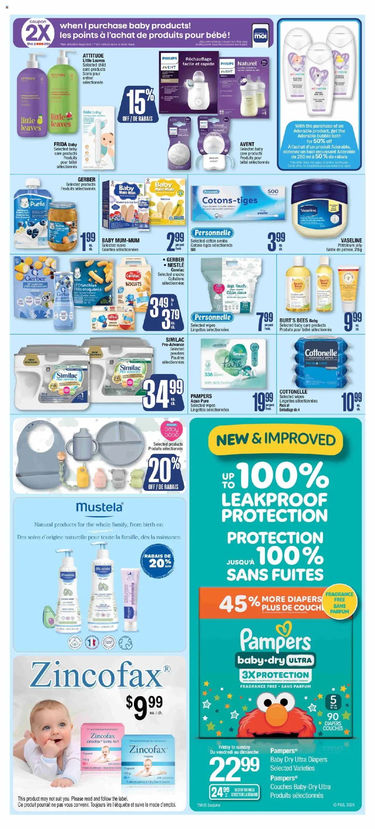 Jean Coutu flyer valid from 25.09.2025 | Page: 7 | Products: Cream, Bubble bath, Bath, Suit