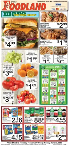 Preview of Foodland weekly ads valid from 24.02.2026