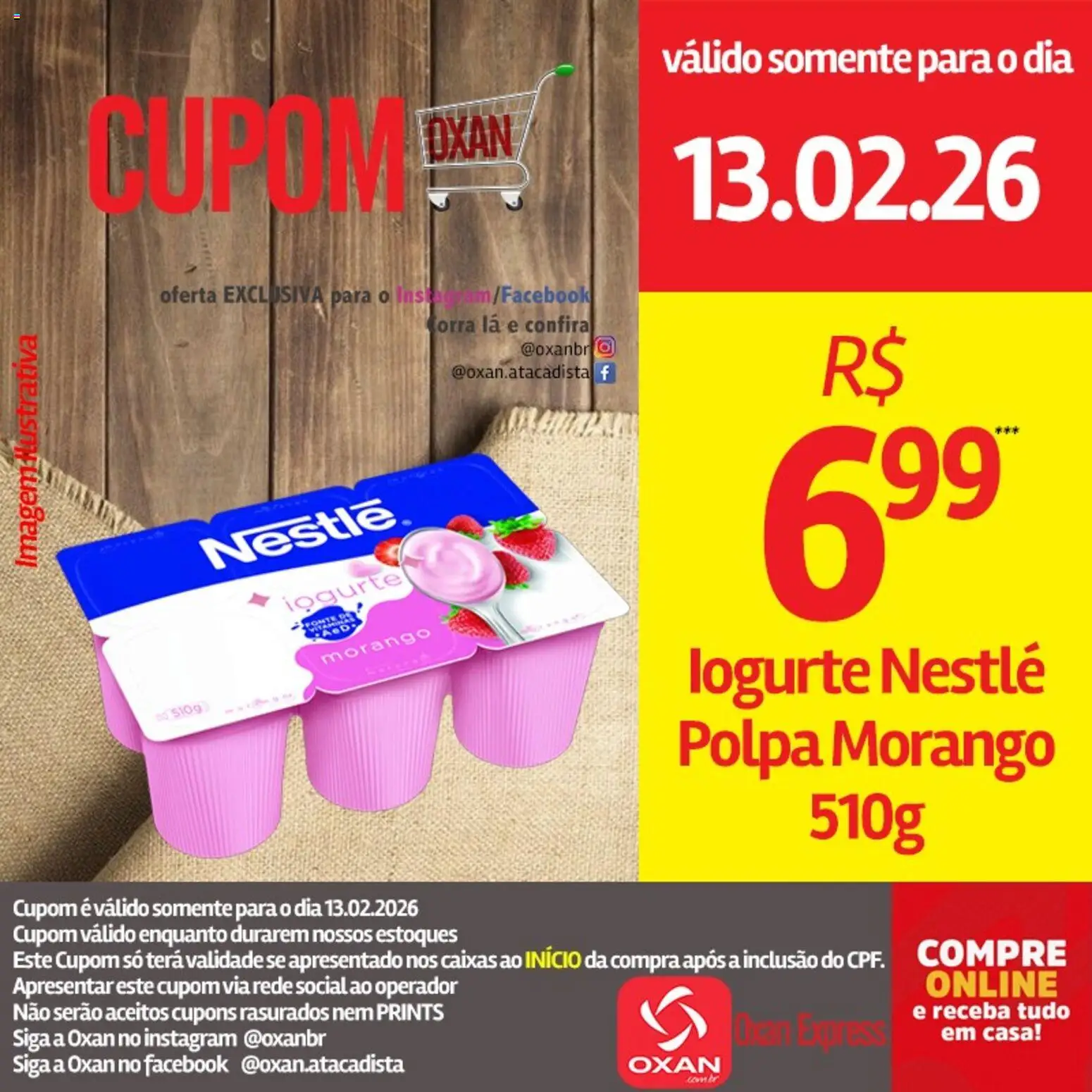 Oxan Atacadista Folheto - válido de 13.02.2026 | Página: 10 | Produtos: Iogurte