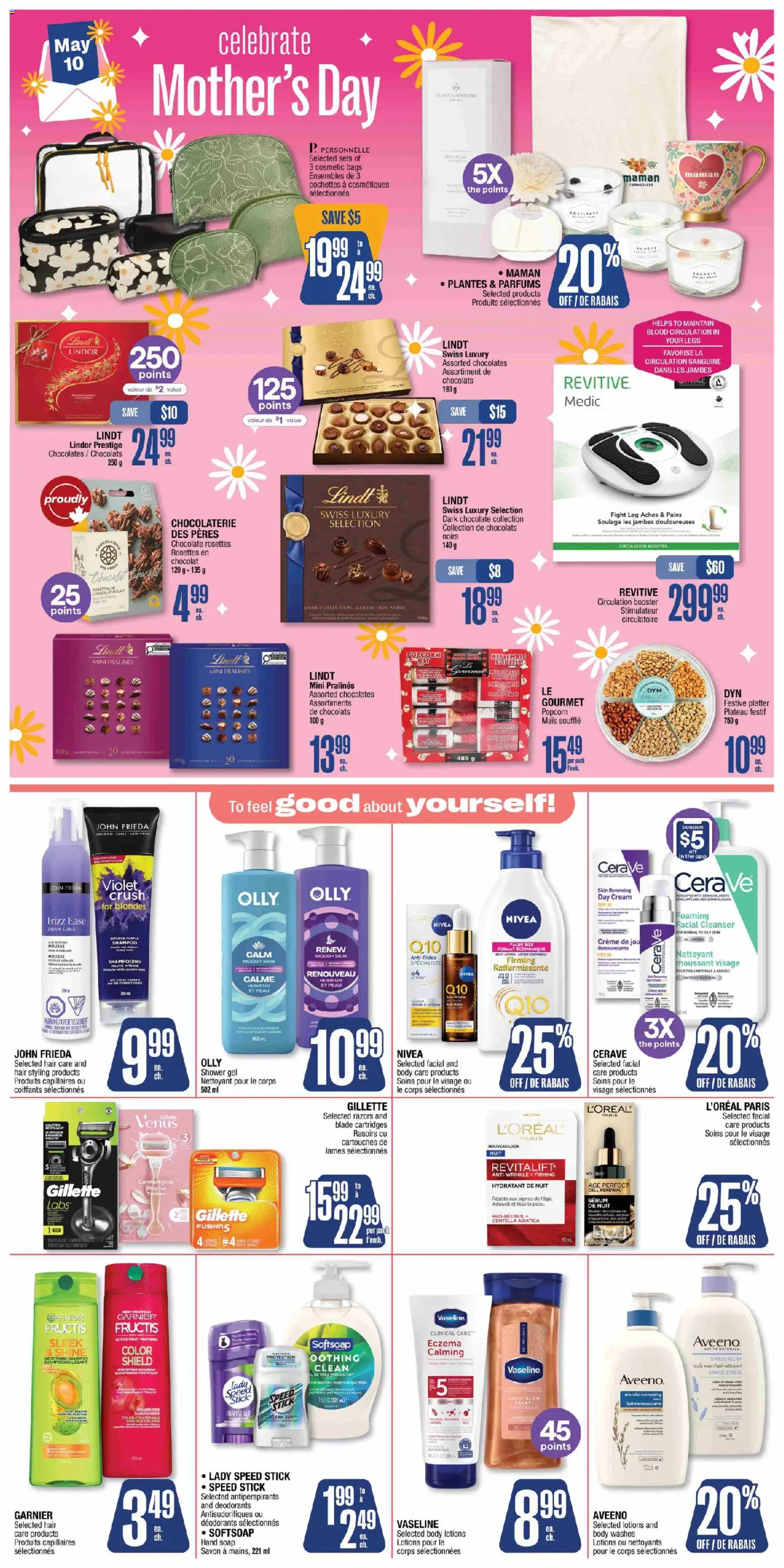 Jean Coutu flyer valid from 23.04.2026 | Page: 7 | Products: Cream, Shampoo, Shower, Chocolate